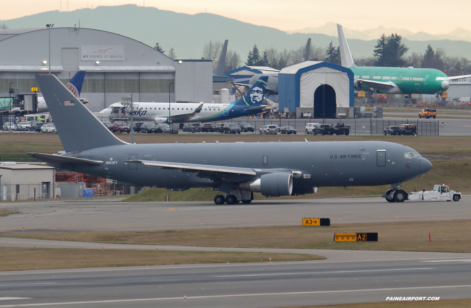 KC-46A N463FT at Paine Field 