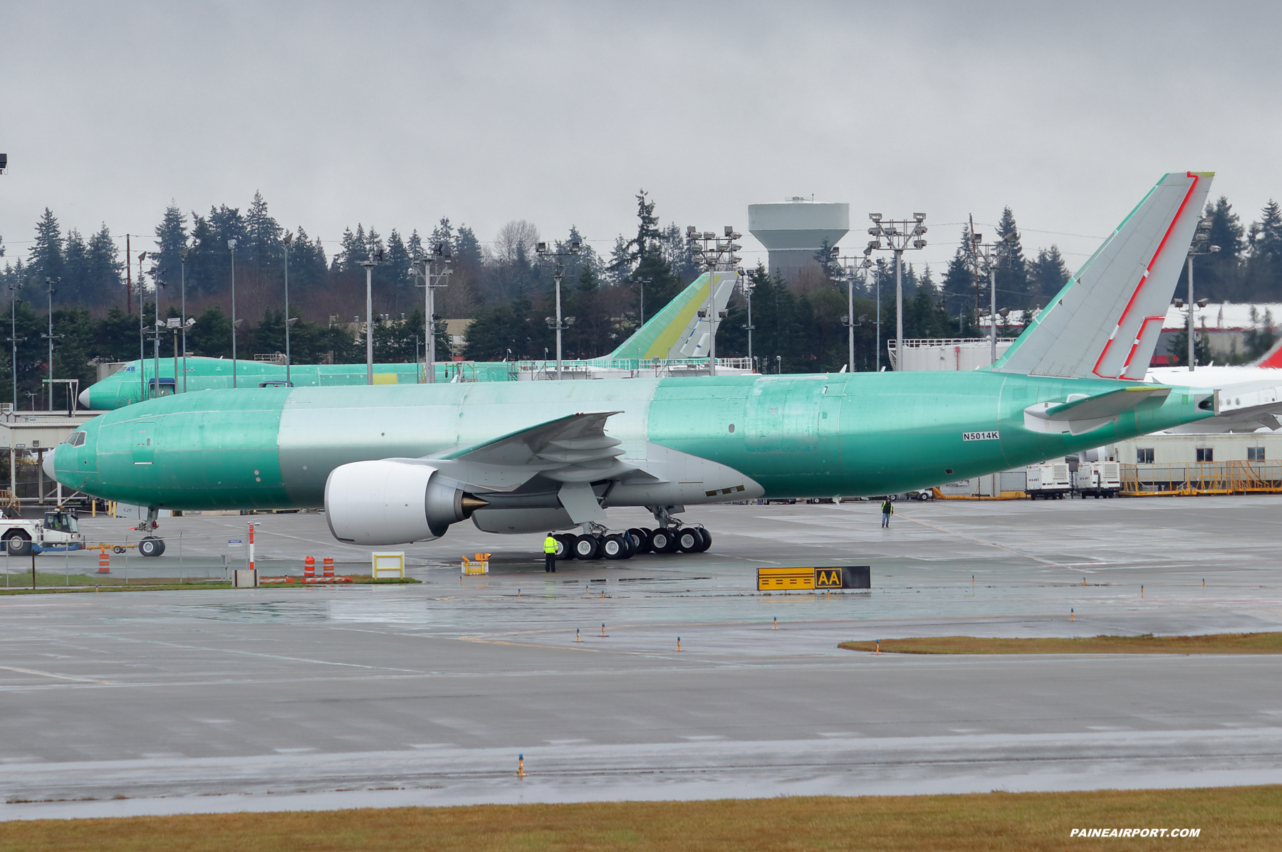 Turkish Cargo 777F TC-LJT at Paine Field