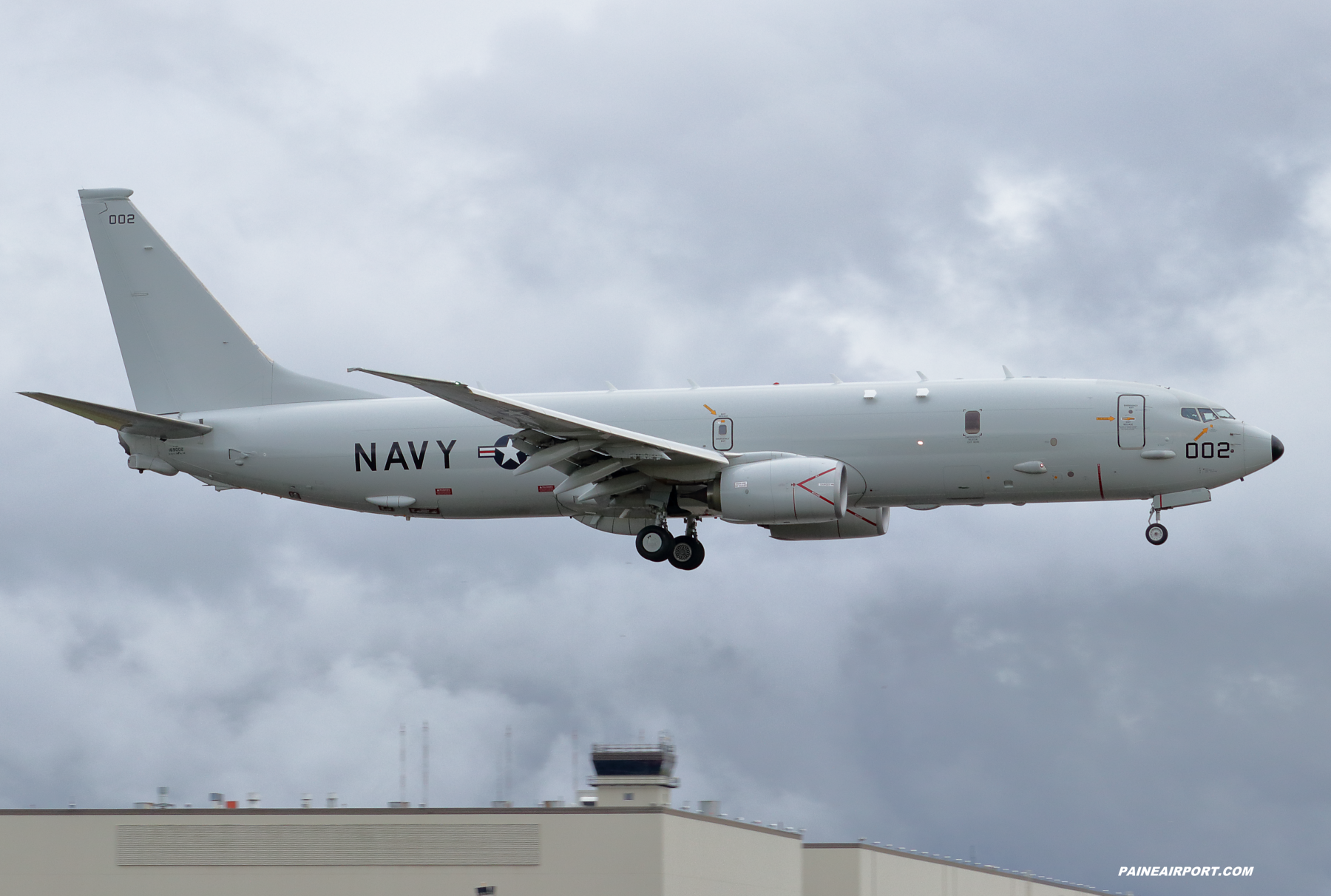USN P-8A 169002 at Paine Field