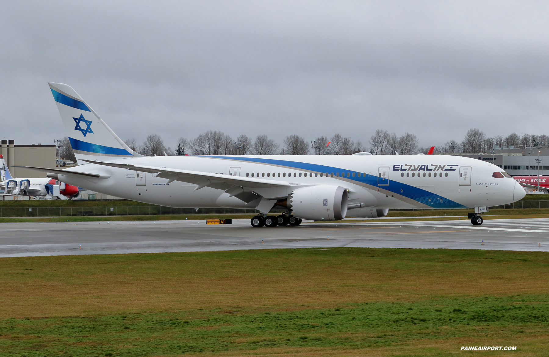 El Al Airlines 787-8 4X-ERC at Paine Field