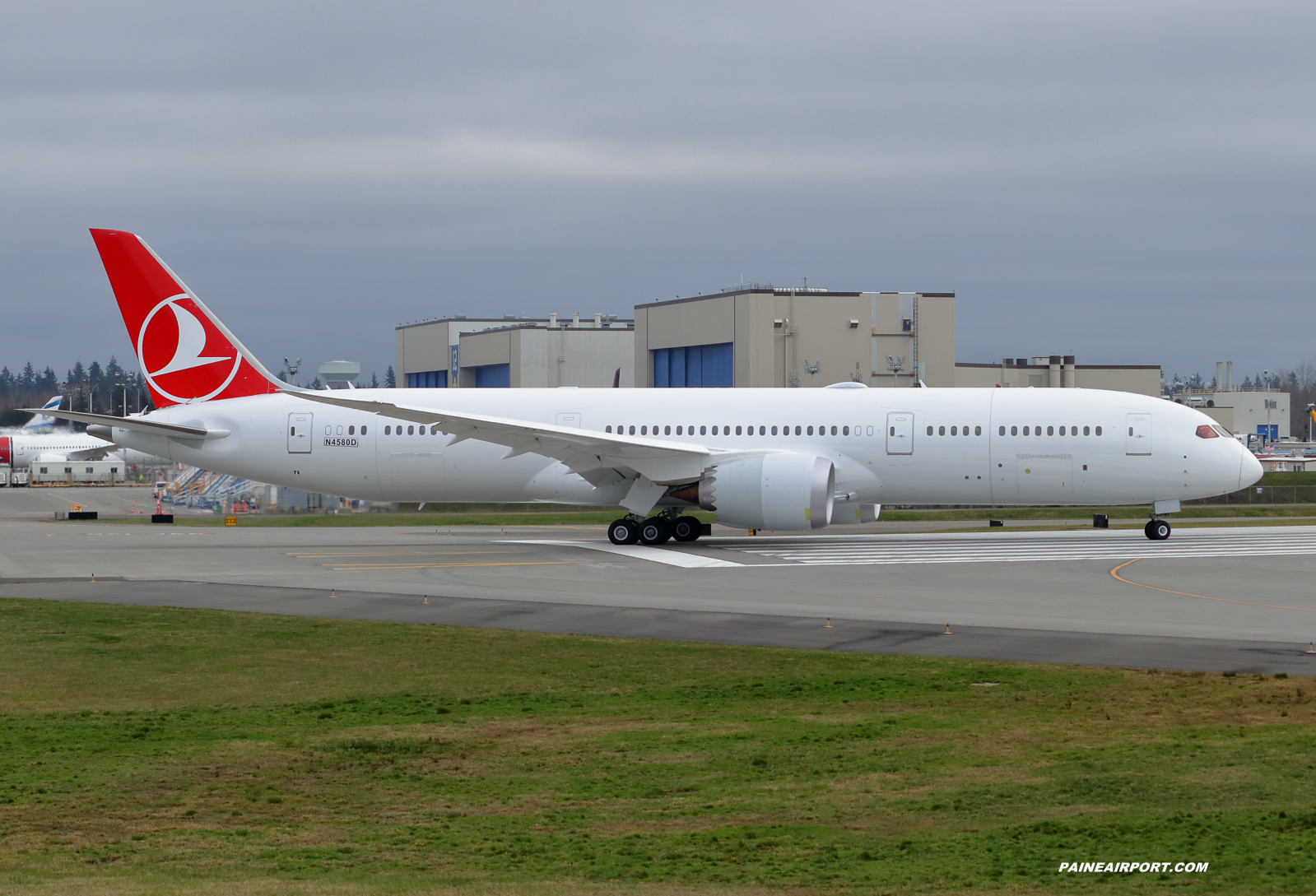 Turkish Airlines 787-9 line 977 at Paine Field