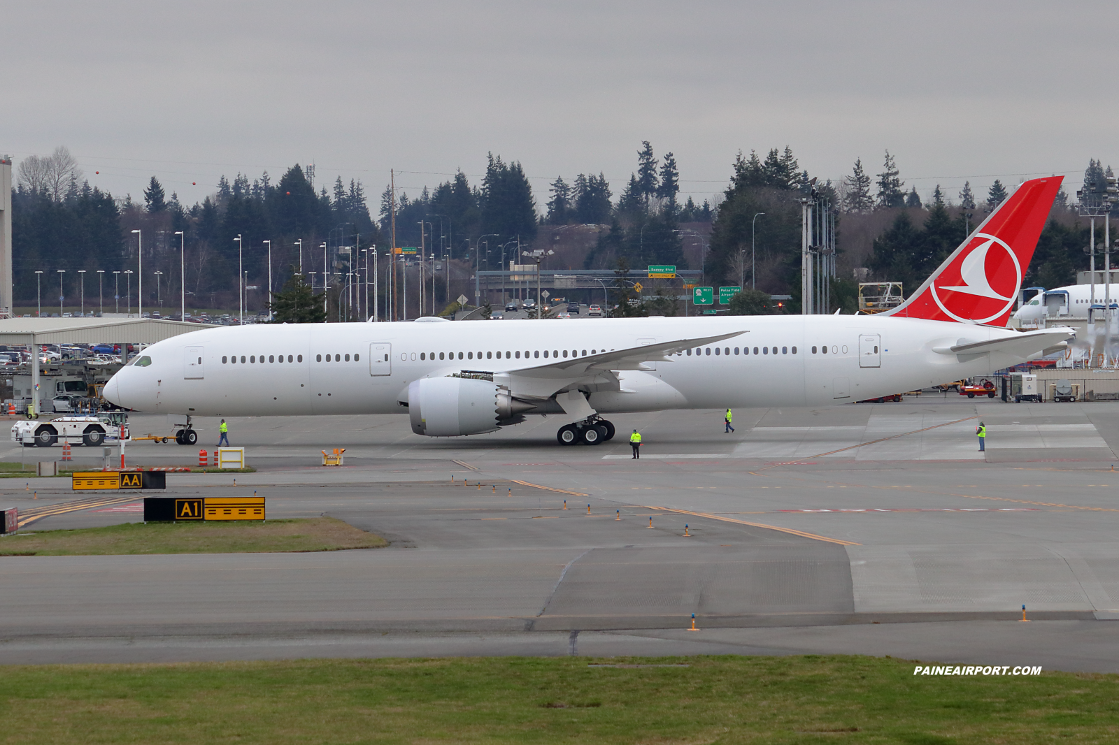 Turkish Airlines 787-9 line 979 at Paine Field