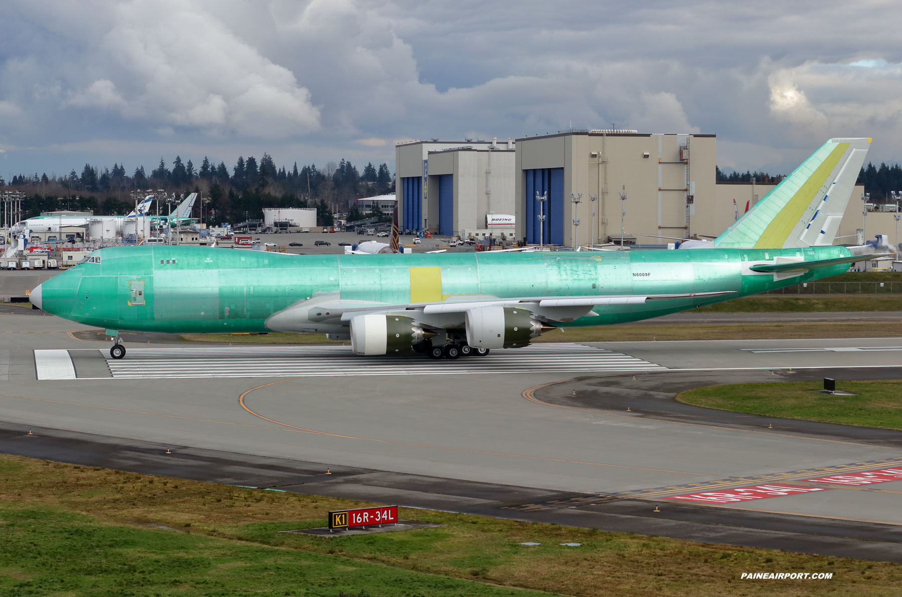 AirBridgeCargo 747-8F at Paine Field