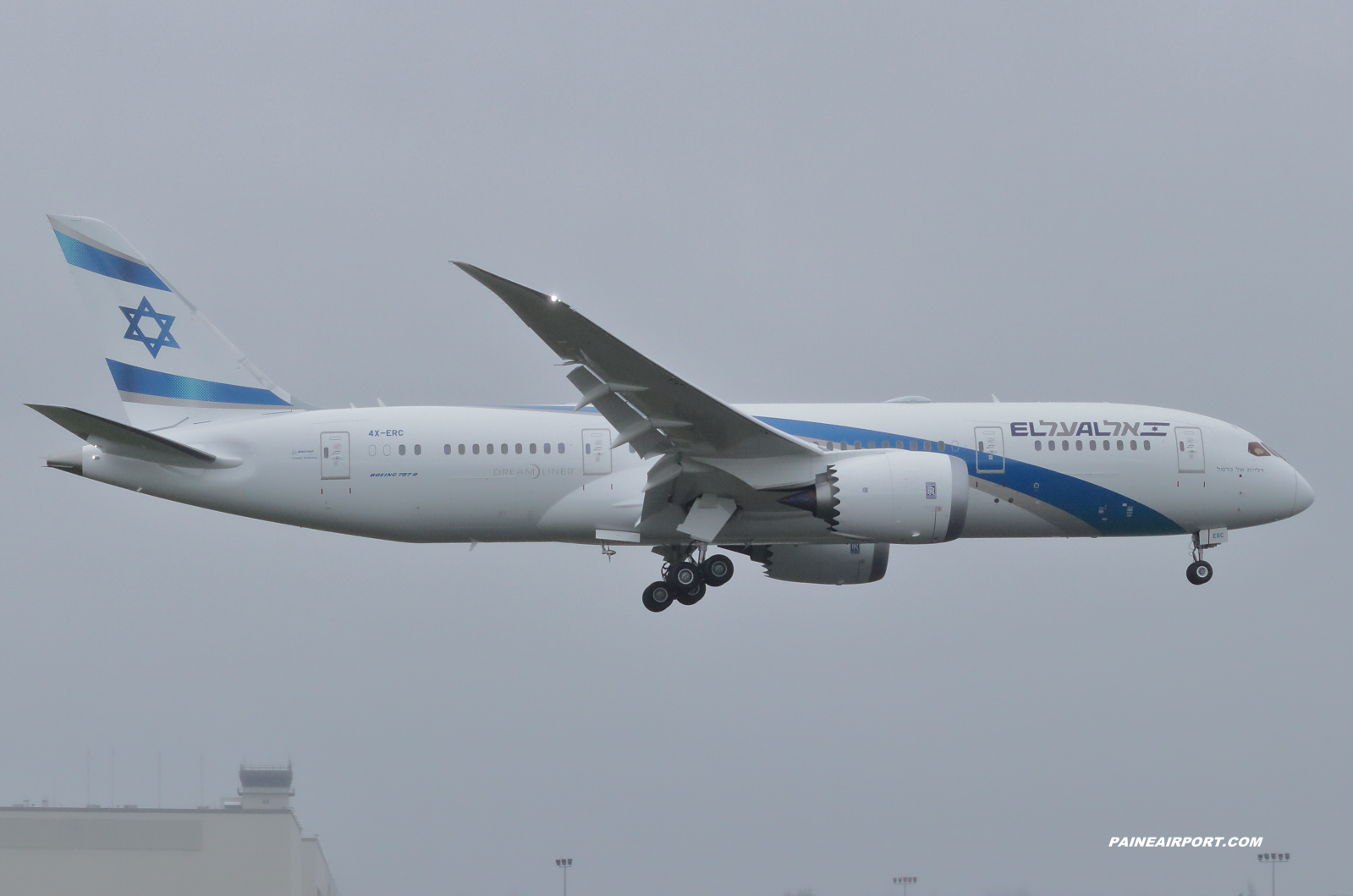 El Al Airlines 787-8 4X-ERC at Paine Field