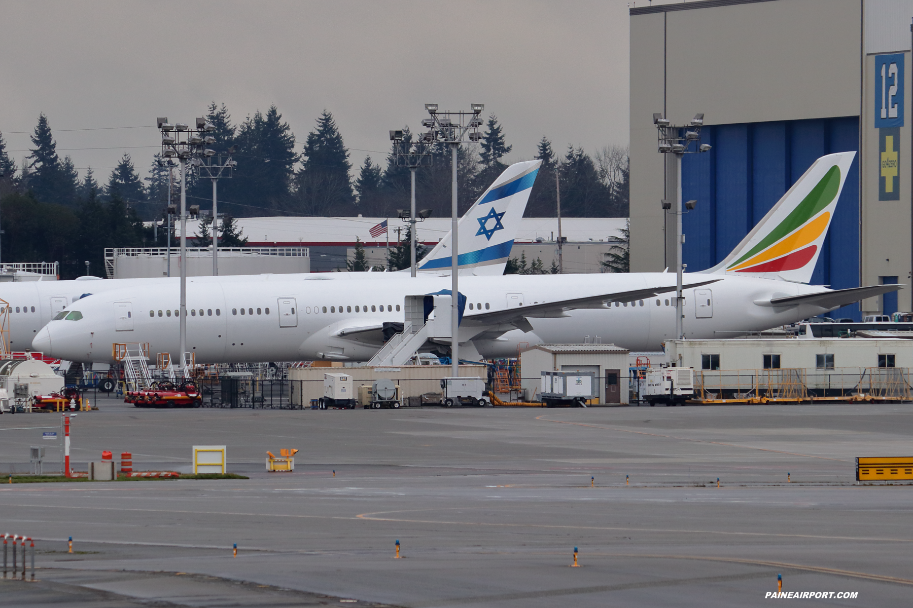 Ethiopian Airlines 787-9 at Paine Field