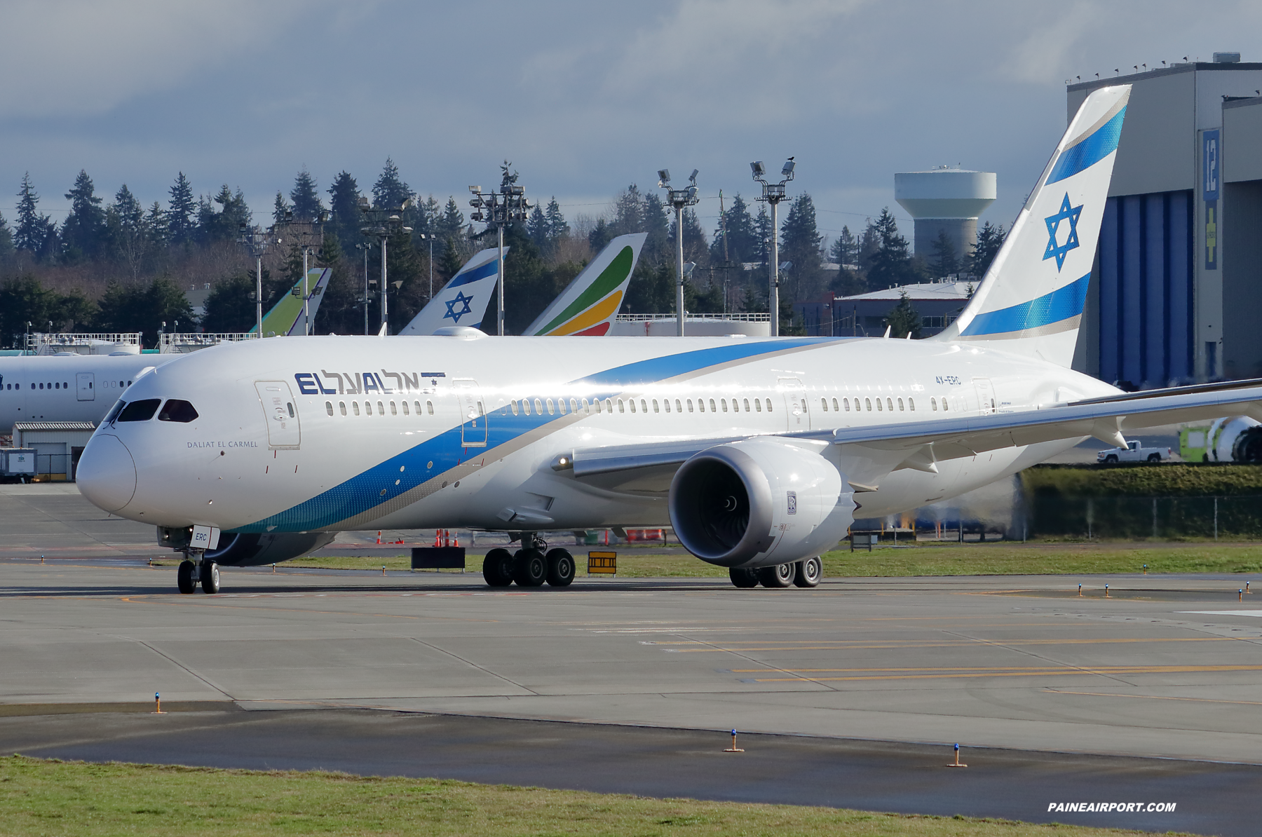 El Al Airlines 787-8 4X-ERC at Paine Field