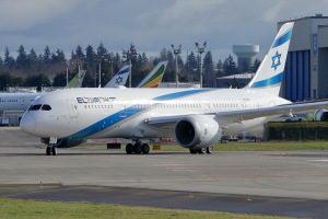 El Al Airlines 4X-ERC at Paine Field