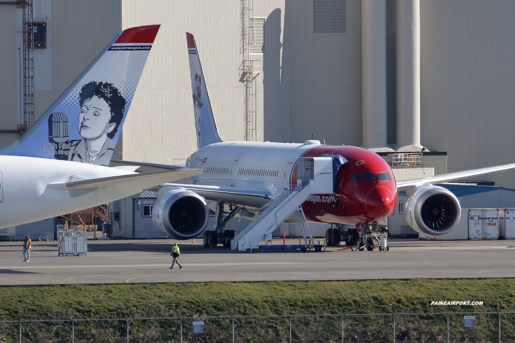 Norwegian 787-9 at Paine Field