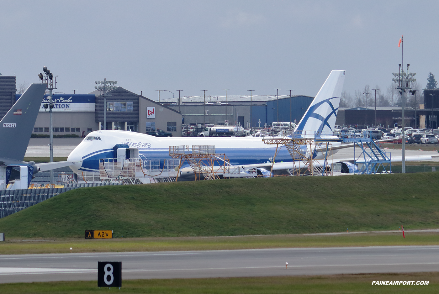 AirBridgeCargo 747-8F VQ-BIO at Paine Field