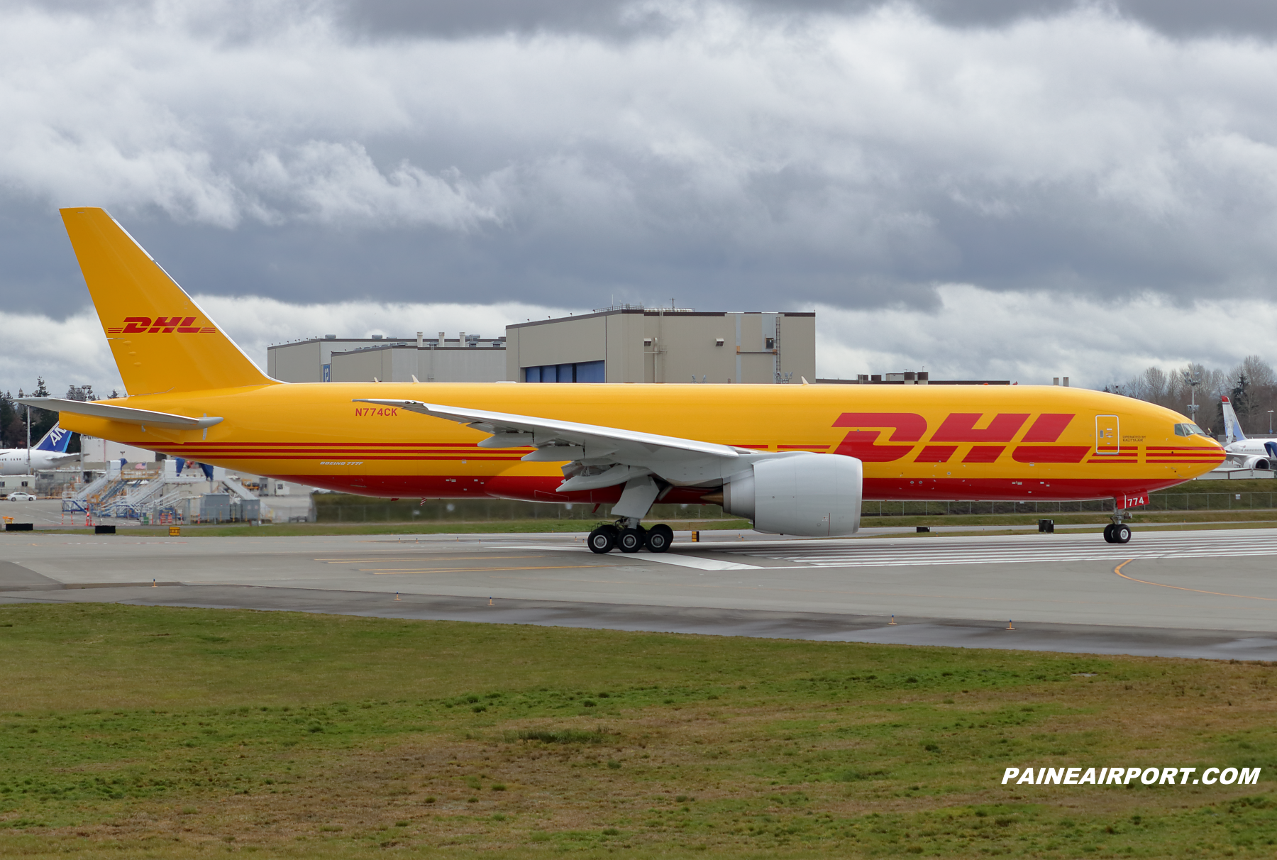 DHL 777F N774CK at Paine Field