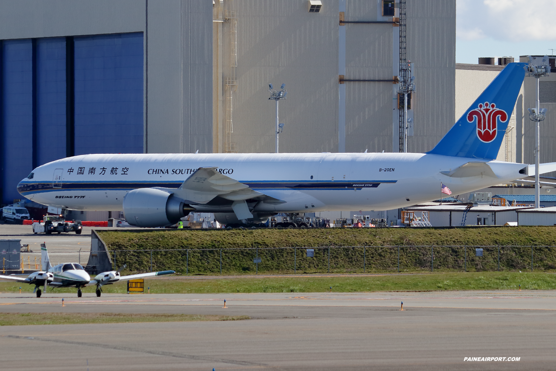 China Southern Cargo 777F B-20EN at Paine Field