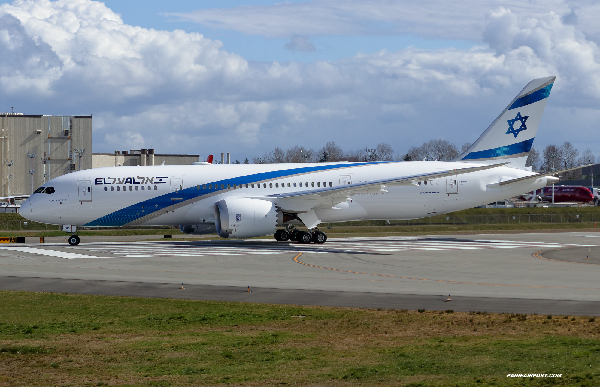 El Al Airlines 787-8 4X-ERD at Paine Field