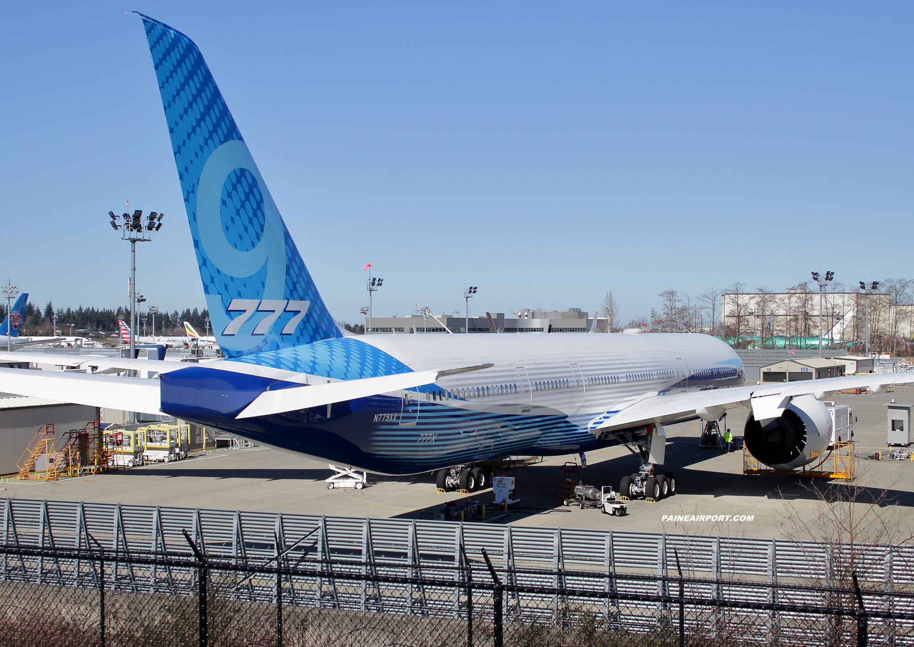 777-9 N779XX at Paine Field 