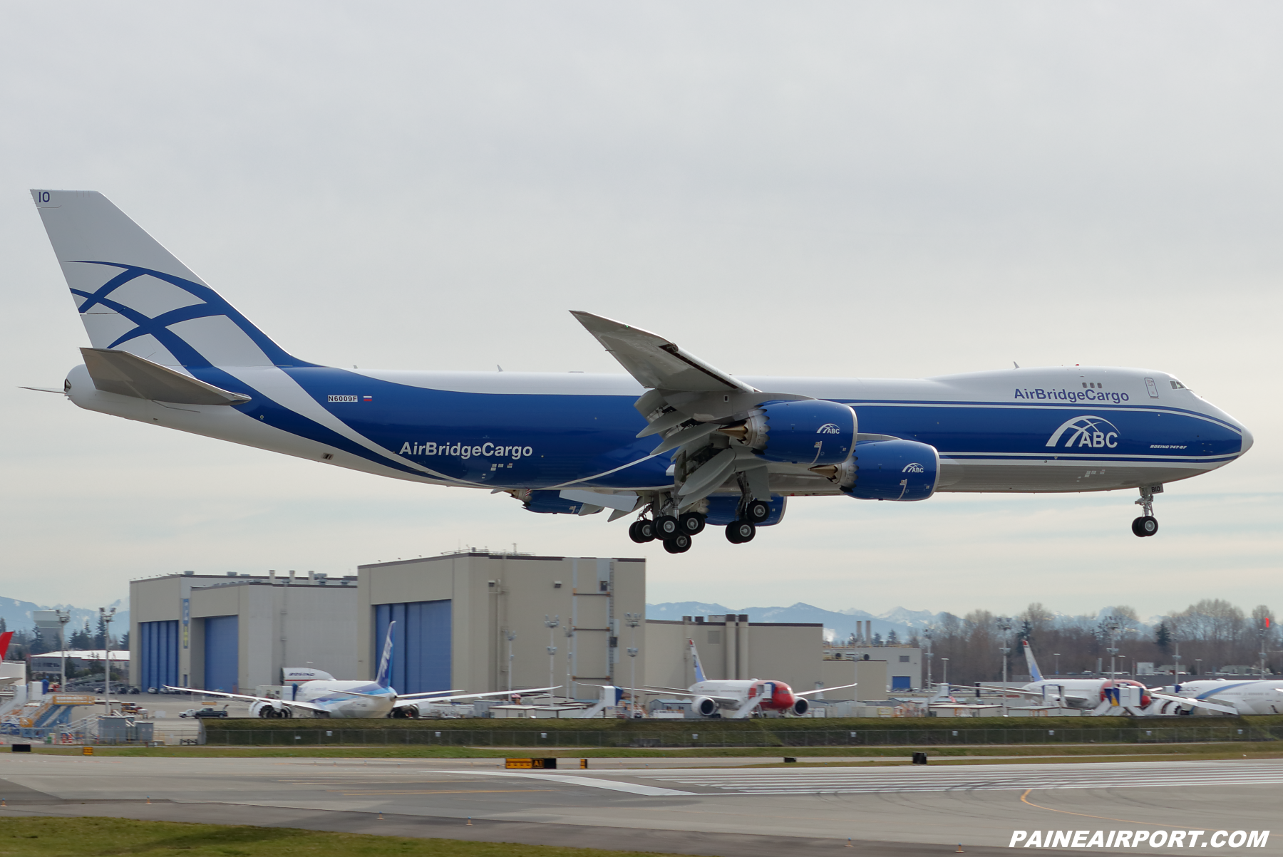 AirBridgeCargo 747-8F VQ-BIO at Paine Field