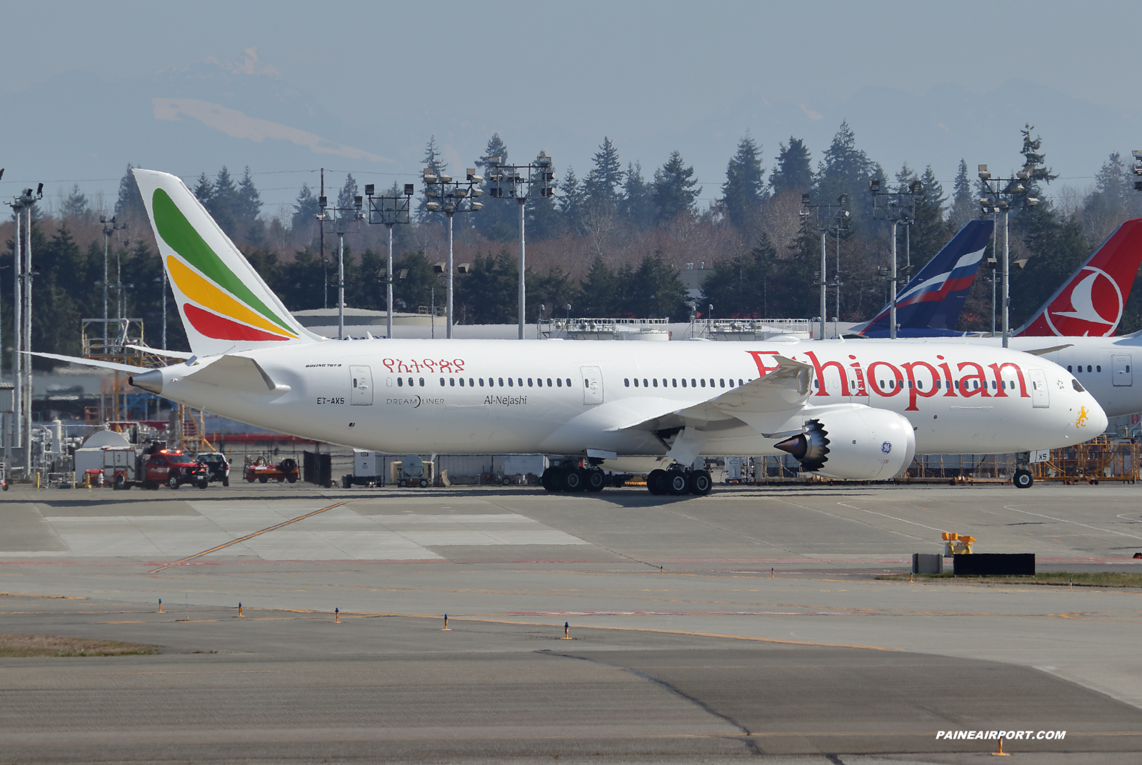 Ethiopian Airlines 787-9 ET-AXS at Paine Field