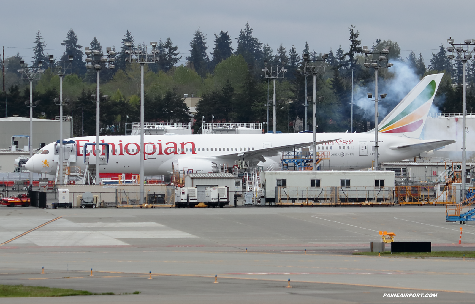 Ethiopian Airlines 787-9 ET-AYC at Paine Field