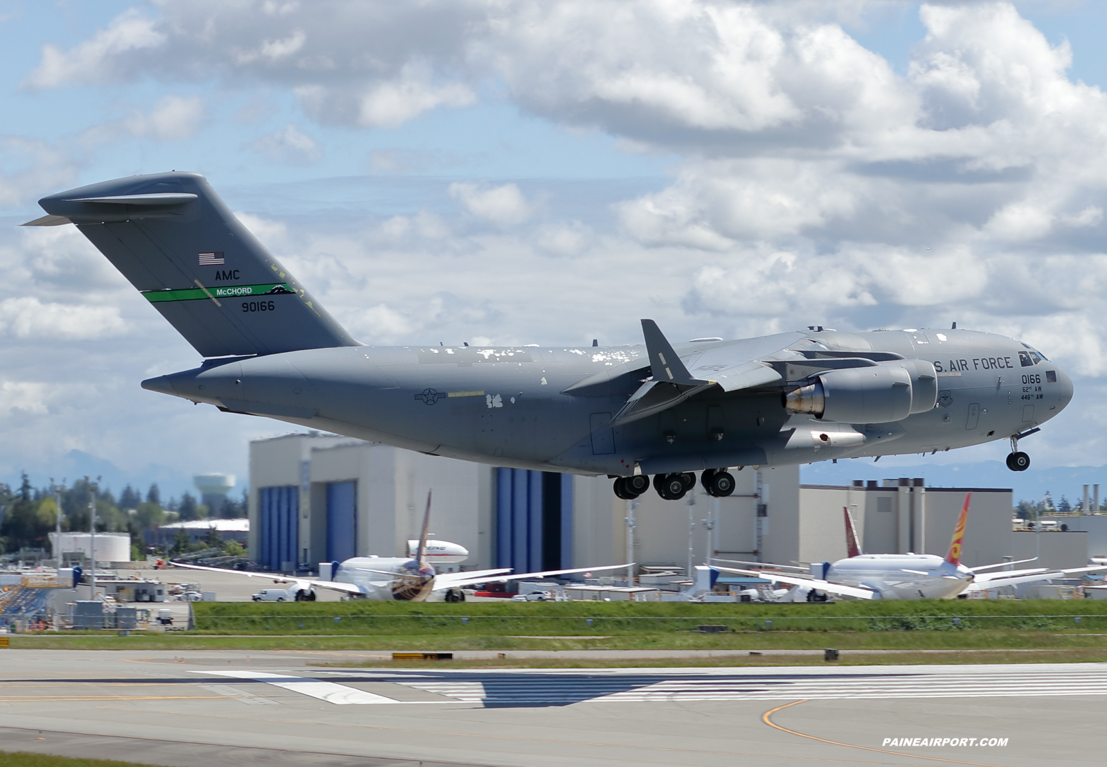 C-17A 99-0166 at Paine Field