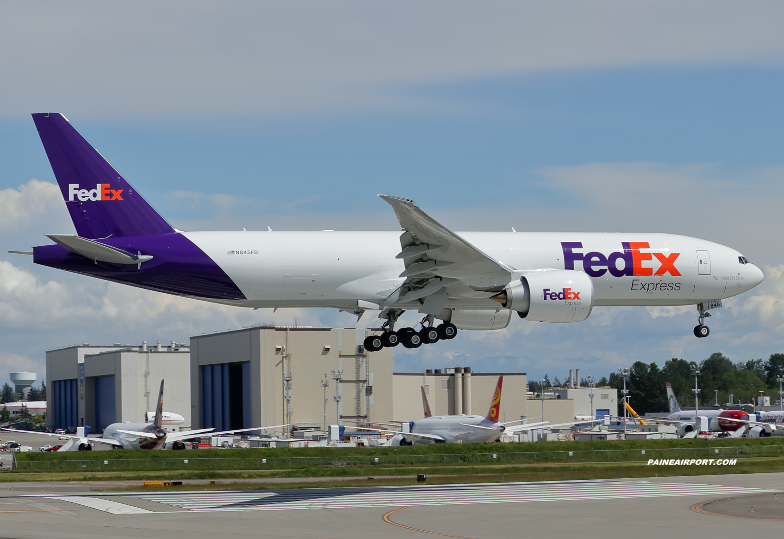 FedEx 777F N845FD at Paine Field