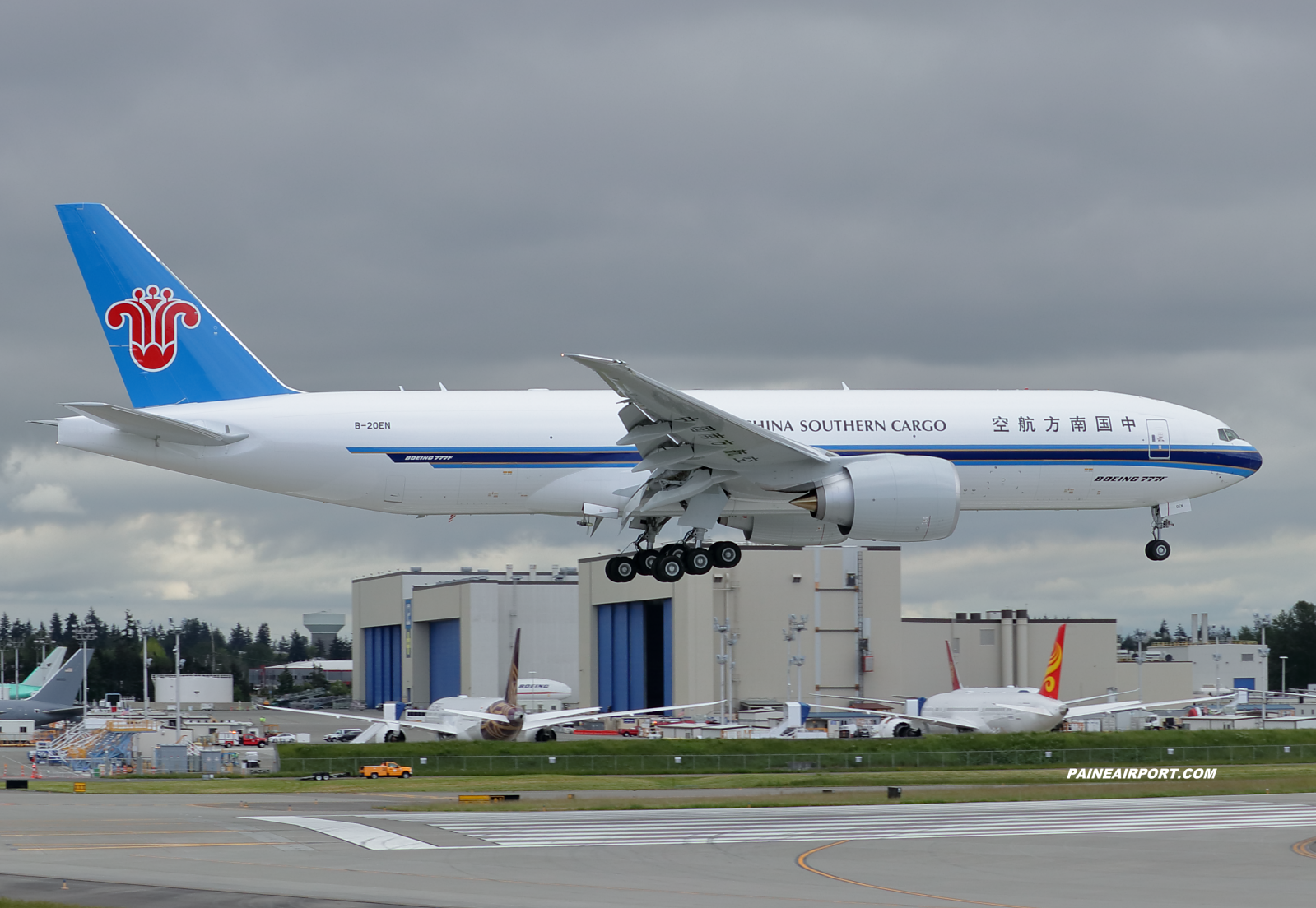 China Southern Cargo 777F B-20EN at Paine Field