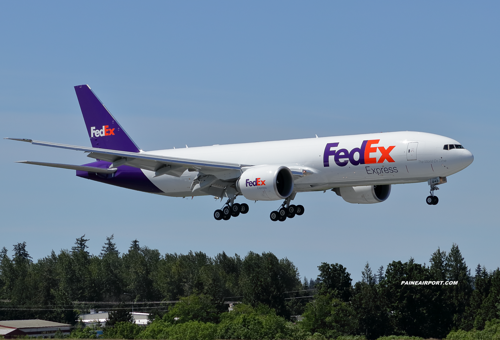 FedEx 777F N845FD at Paine Field