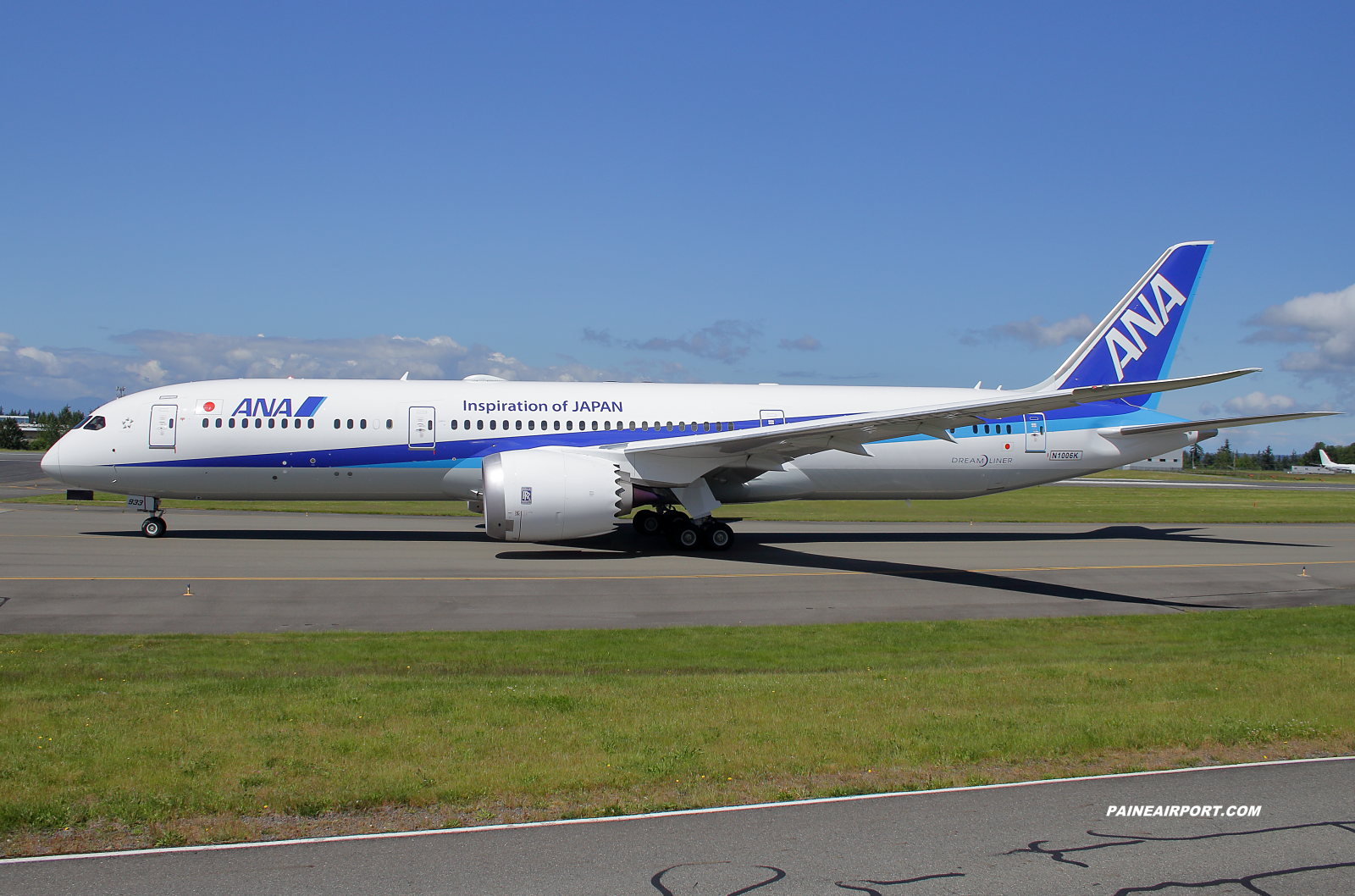 ANA 787-9 JA933A at KPAE Paine Field