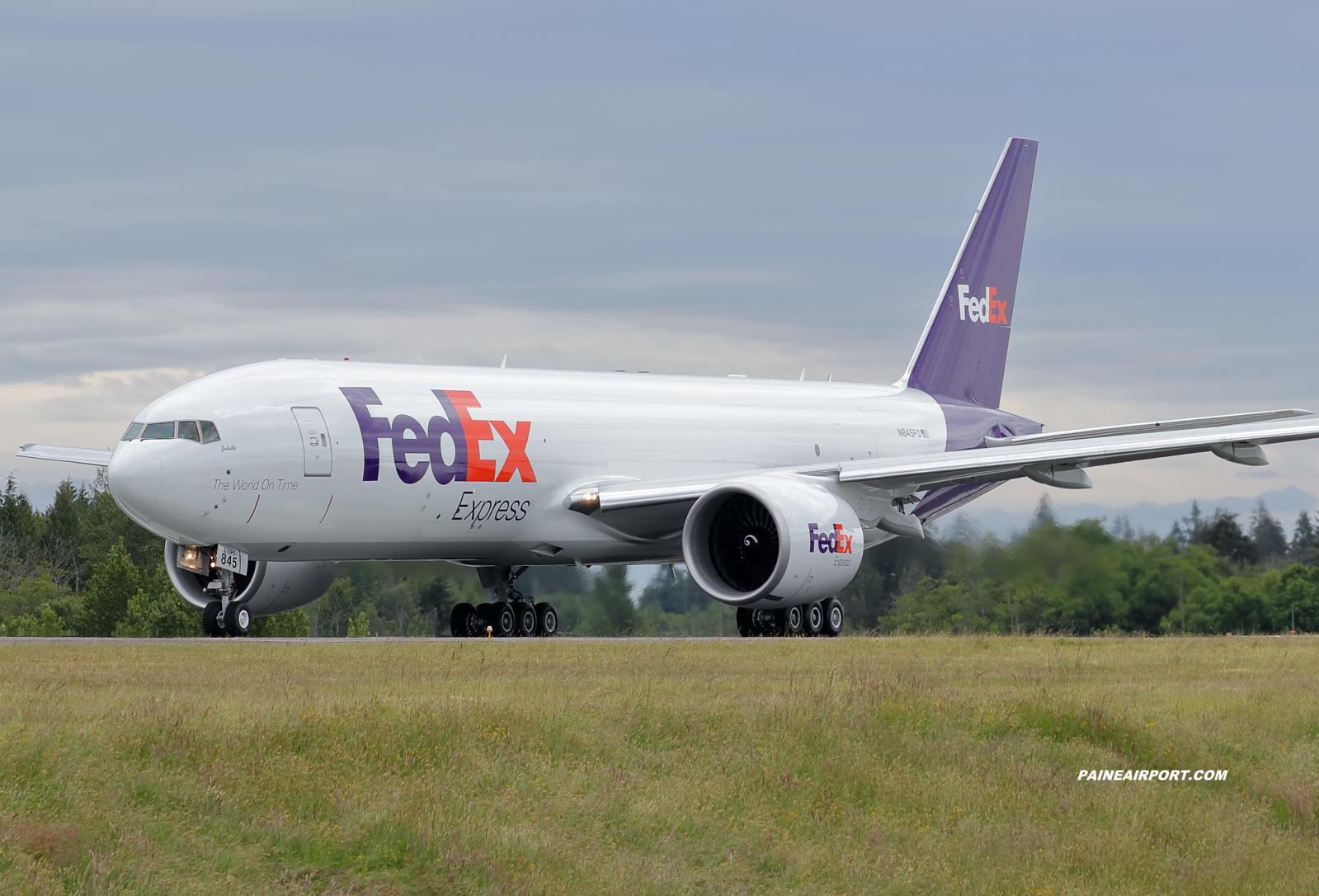FedEx  777F N845FD at KPAE Paine Field