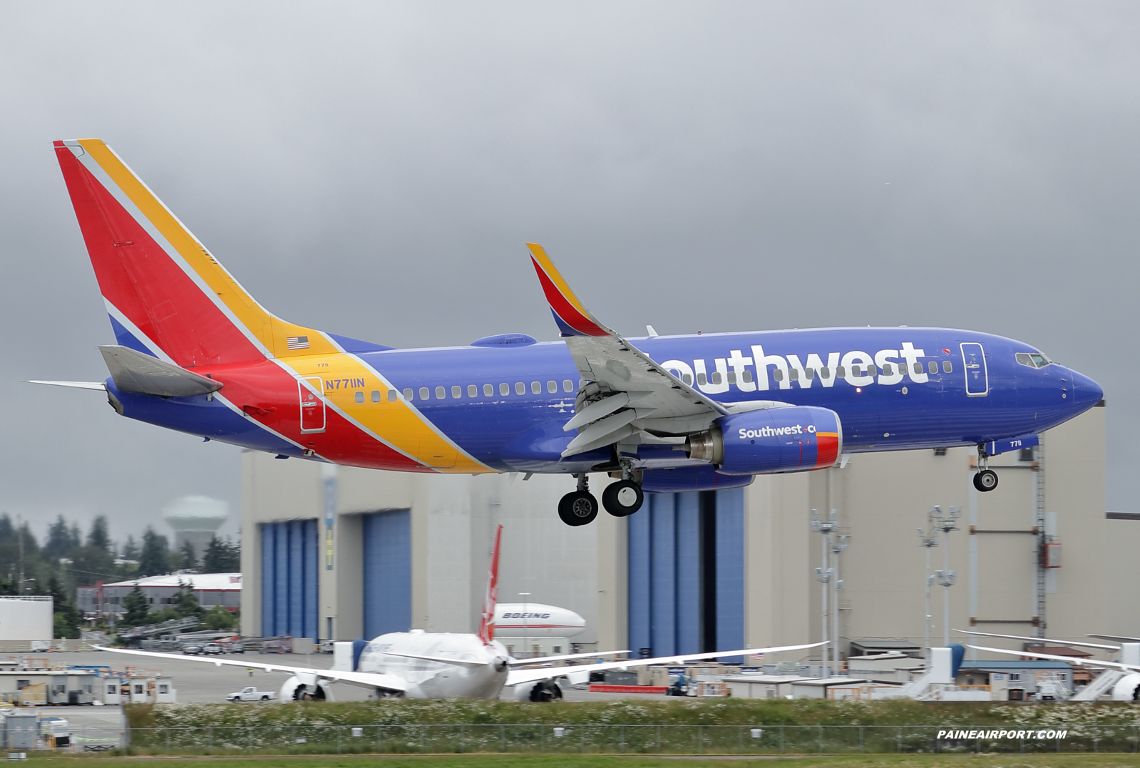 Southwest Airlines 737 N77IIN at KPAE Paine Field