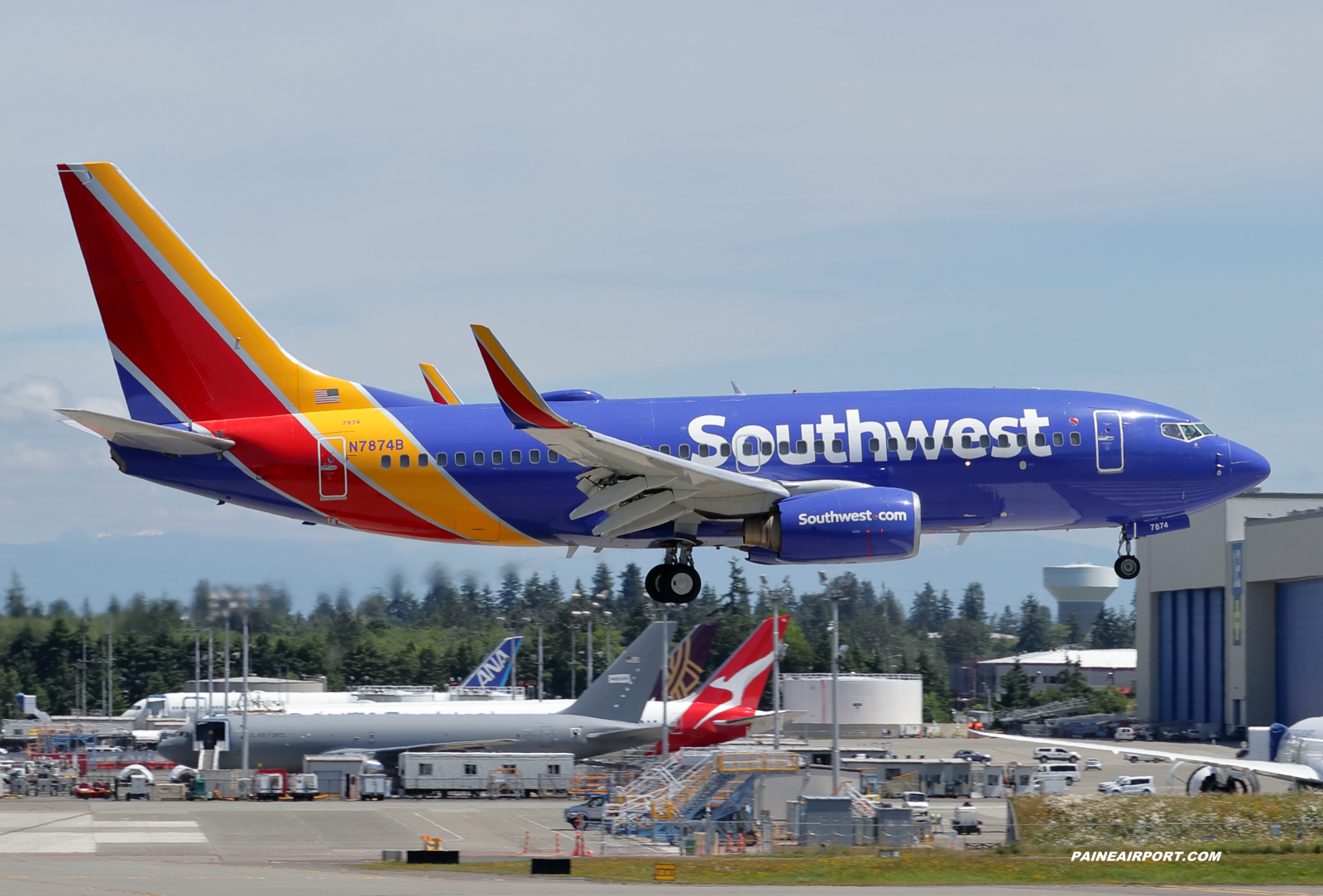 Southwest Airlines N7874B at KPAE Paine Field 