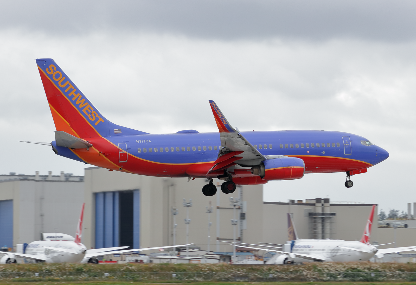 Southwest Airlines 737 N717SA at KPAE Paine Field 