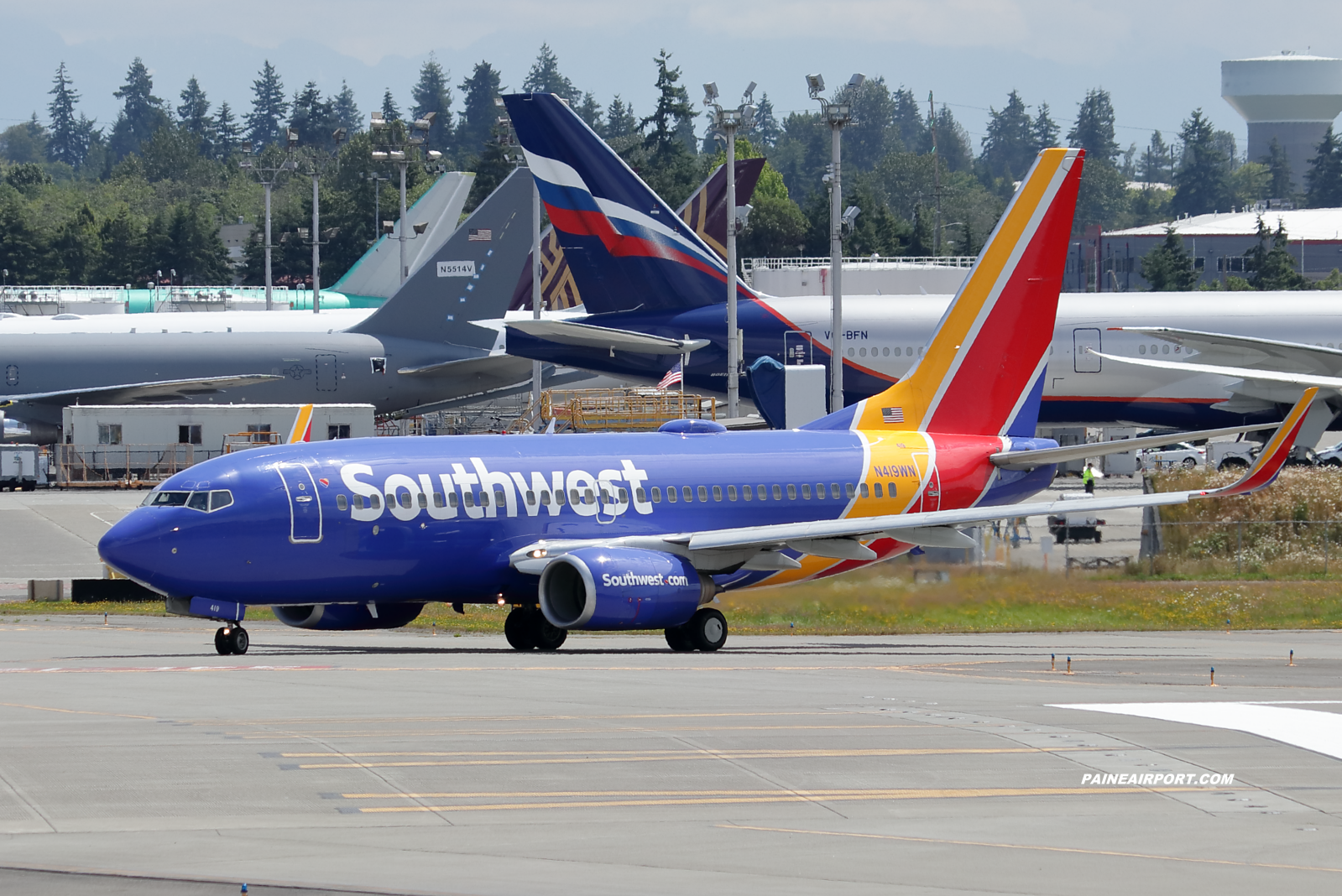 Southwest Airlines 737 N419WN at KPAE Paine Field 