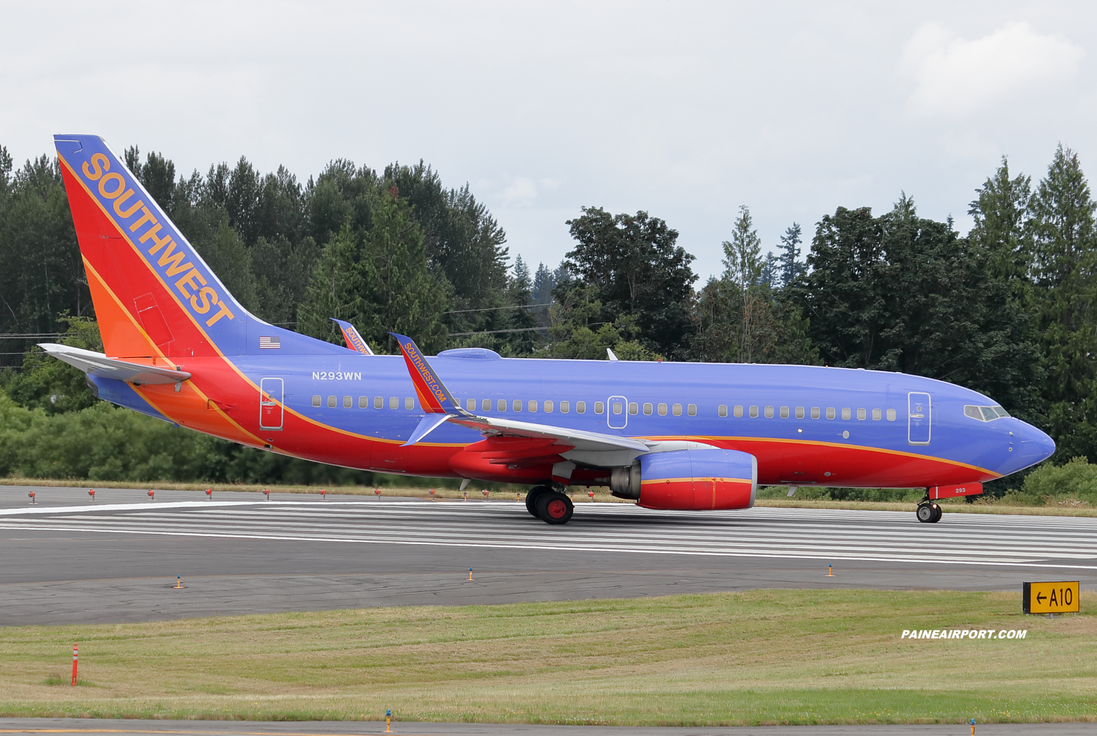 Southwest Airlines 737 N293WN at KPAE Paine Field