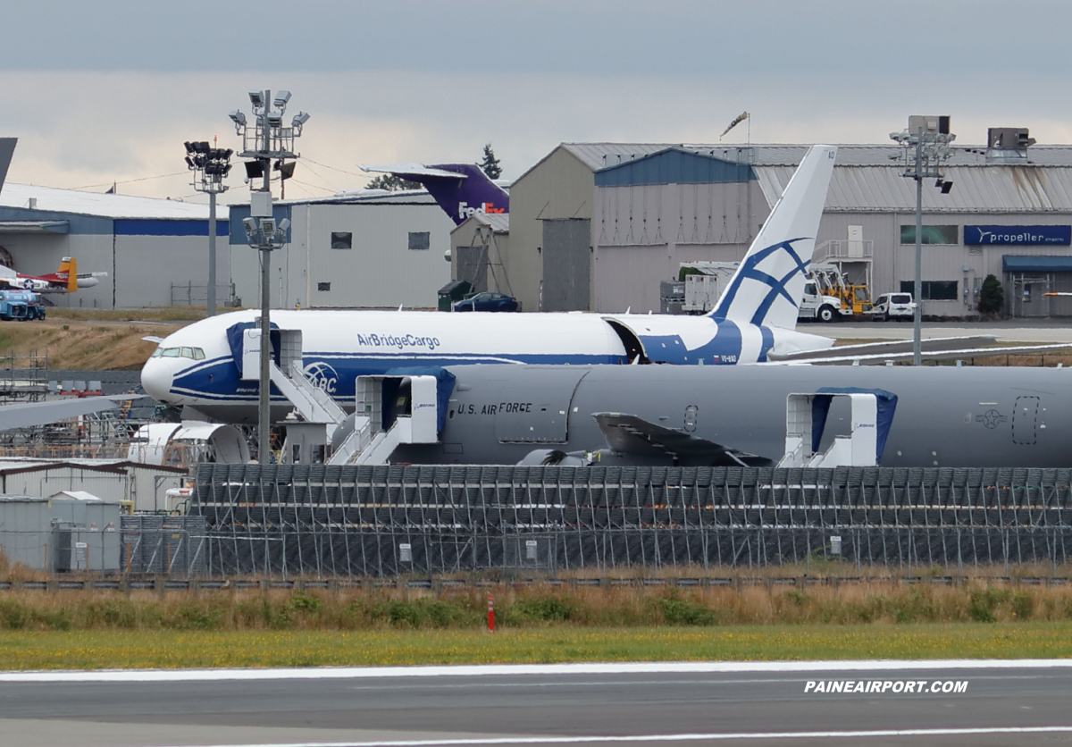 AirBridgeCargo 777F VQ-BAO at KPAE Paine Field