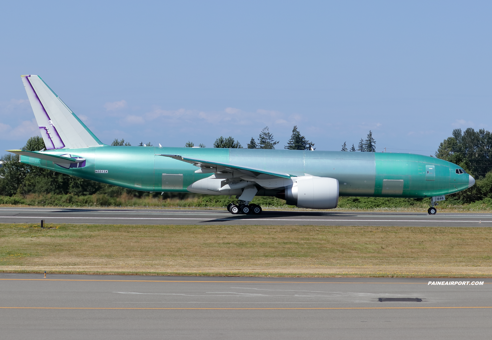 FedEx 777F N846FD at KPAE Paine Field August 13, 2020