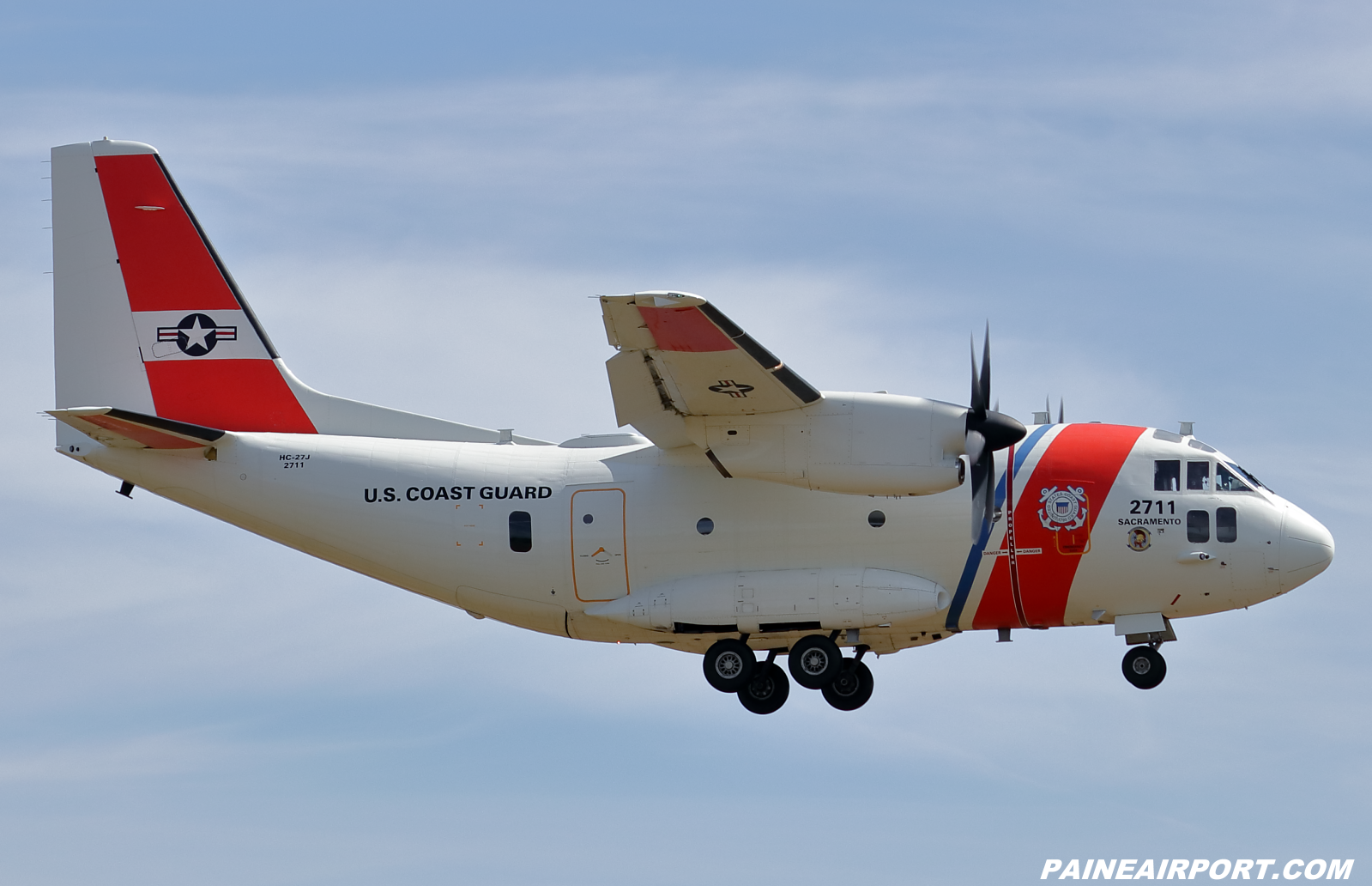 Coast Guard HC-27J at KPAE Paine Field