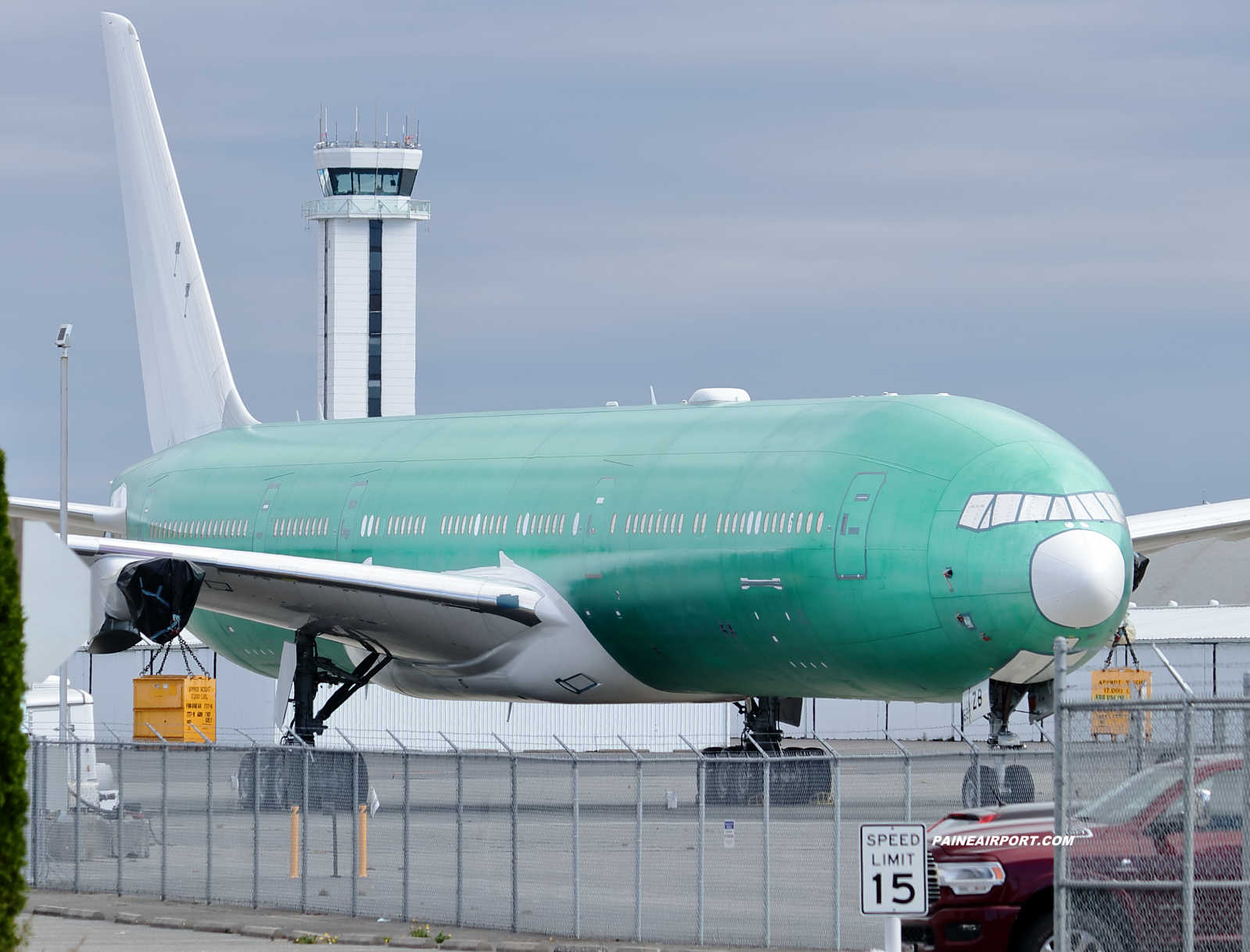 Emirates 777-9 A6-EZB at KPAE Paine Field