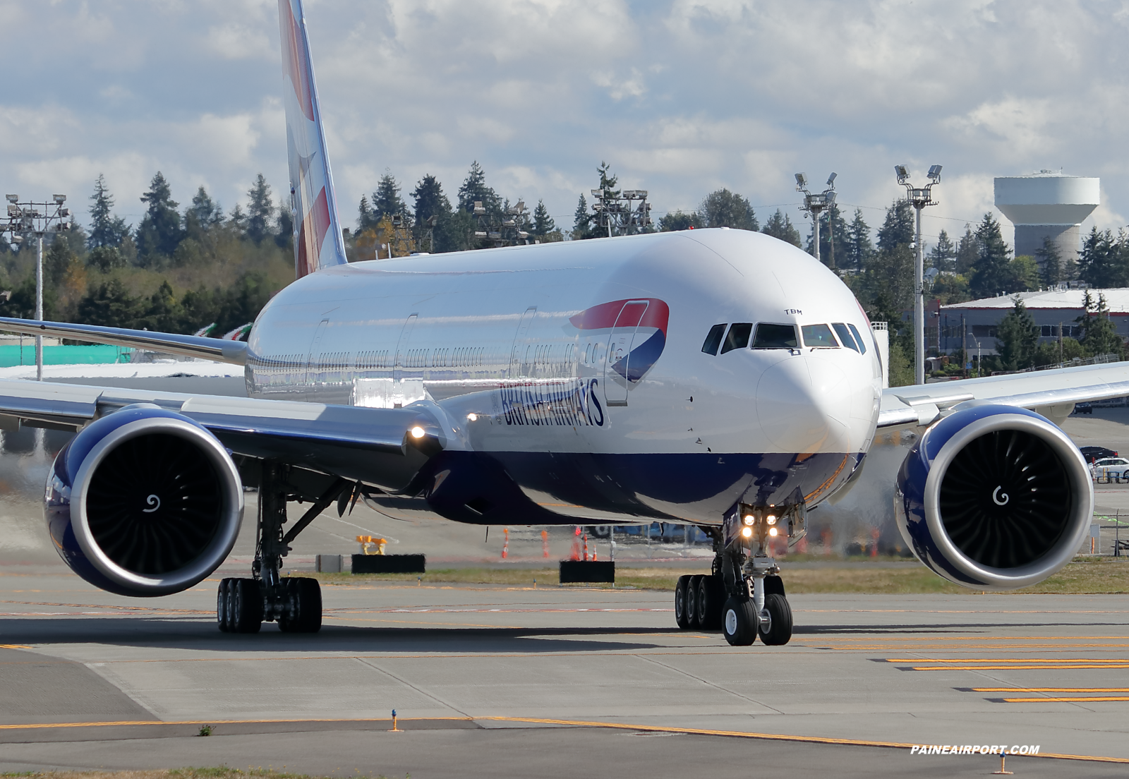 British Airways 777 G-STBM at KPAE Paine Field