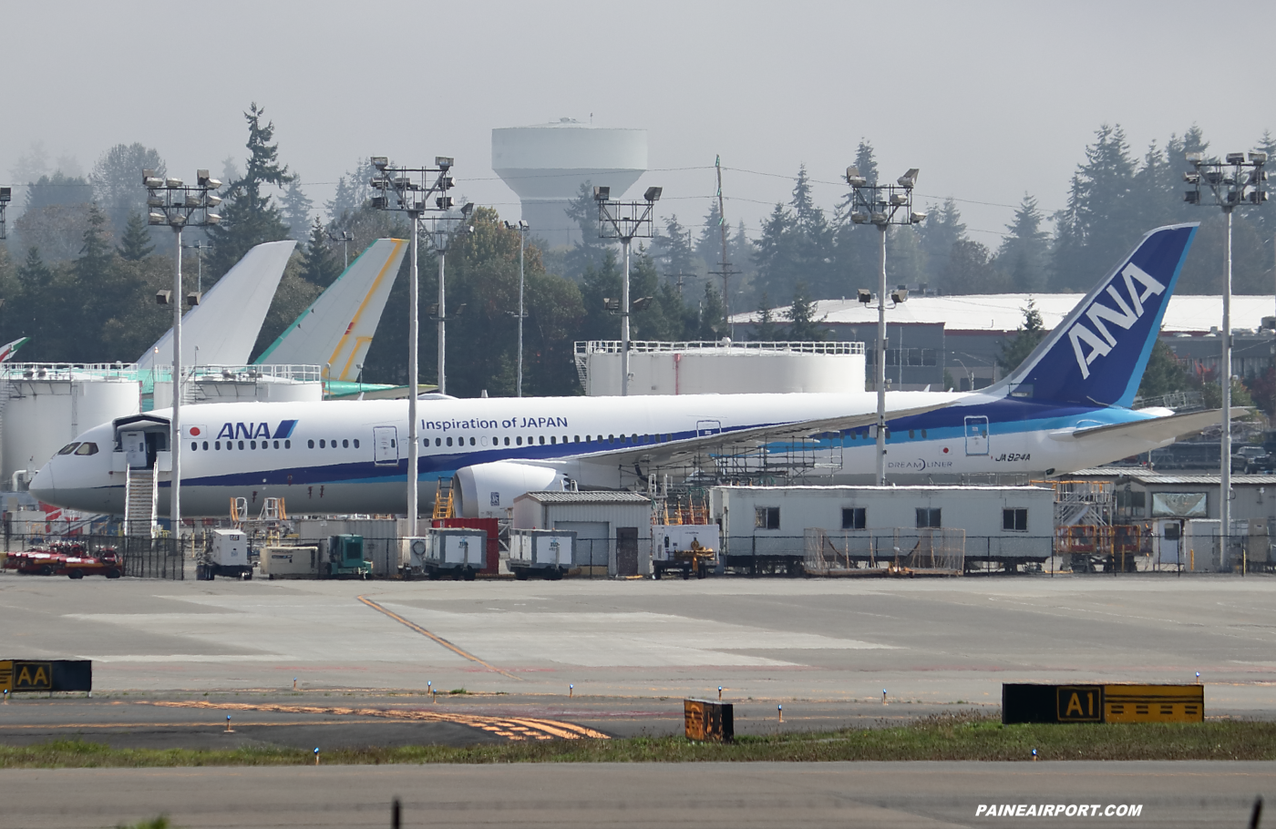 ANA 787-9 JA924A at KPAE Paine Field