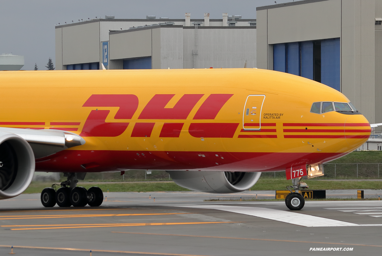 DHL 777F N775CK at KPAE Paine Field 