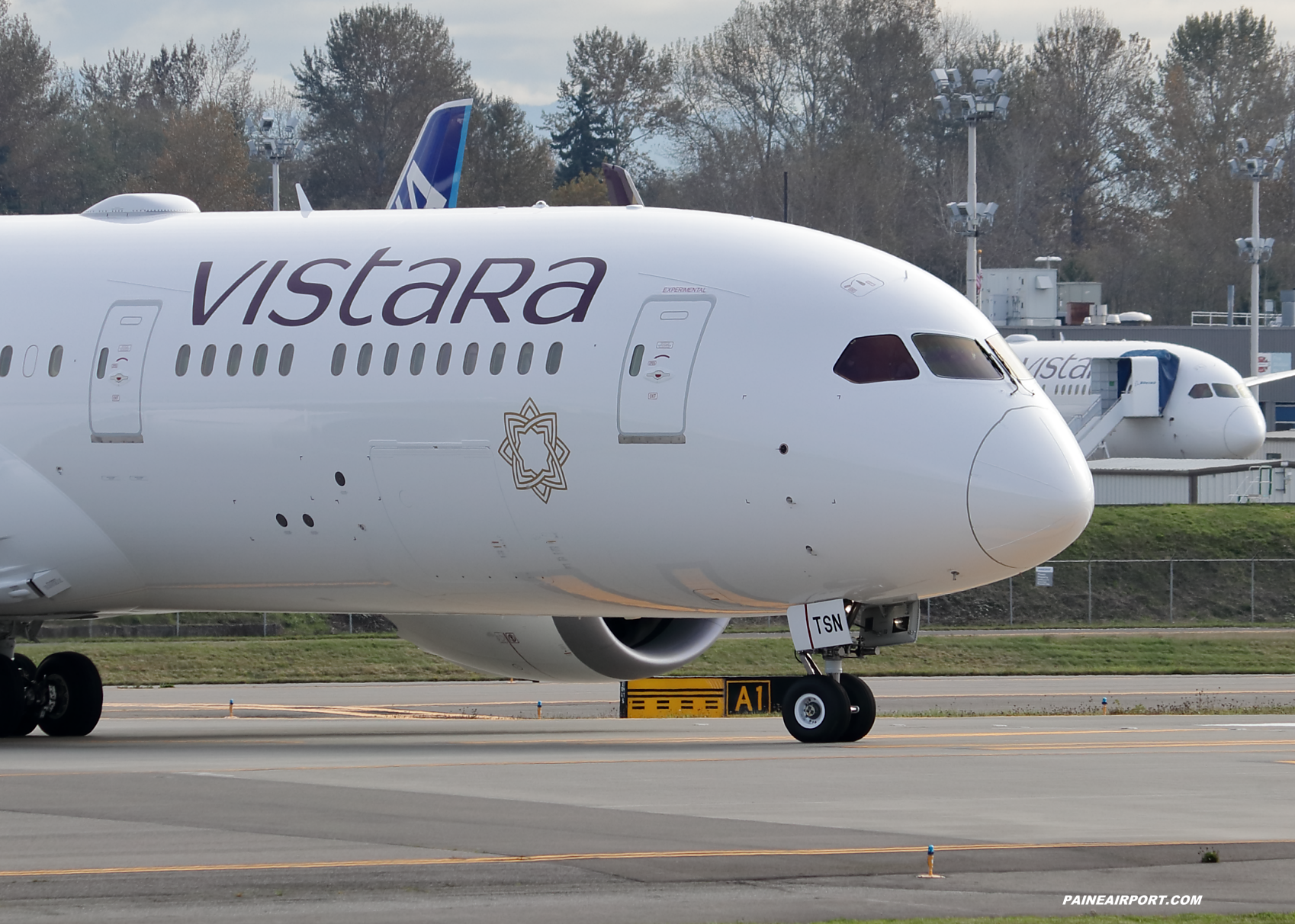 Vistara 787-9 VT-TSN at KPAE Paine Field