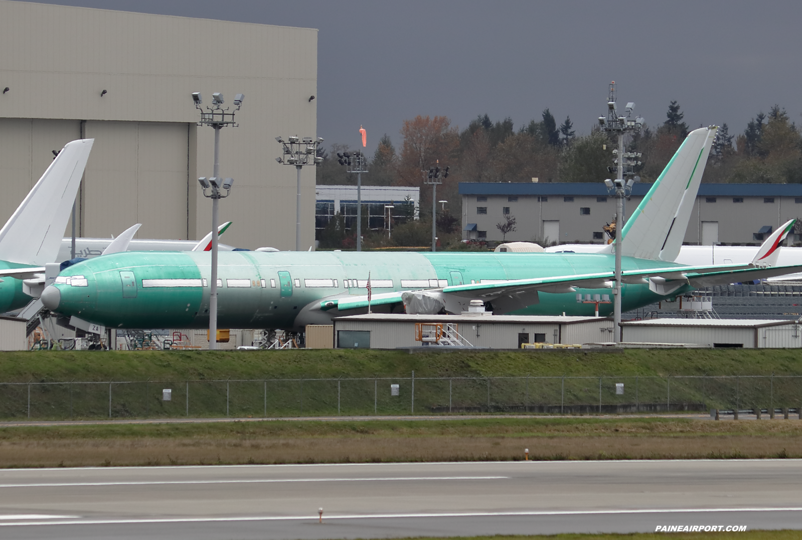 Emirates 777-9 A6-EZA at KPAE Paine Field