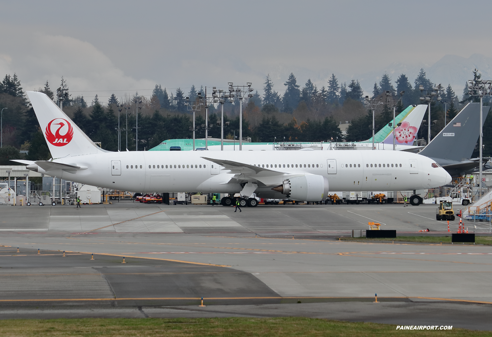 Japan Airlines 787-9 at KPAE Paine Field