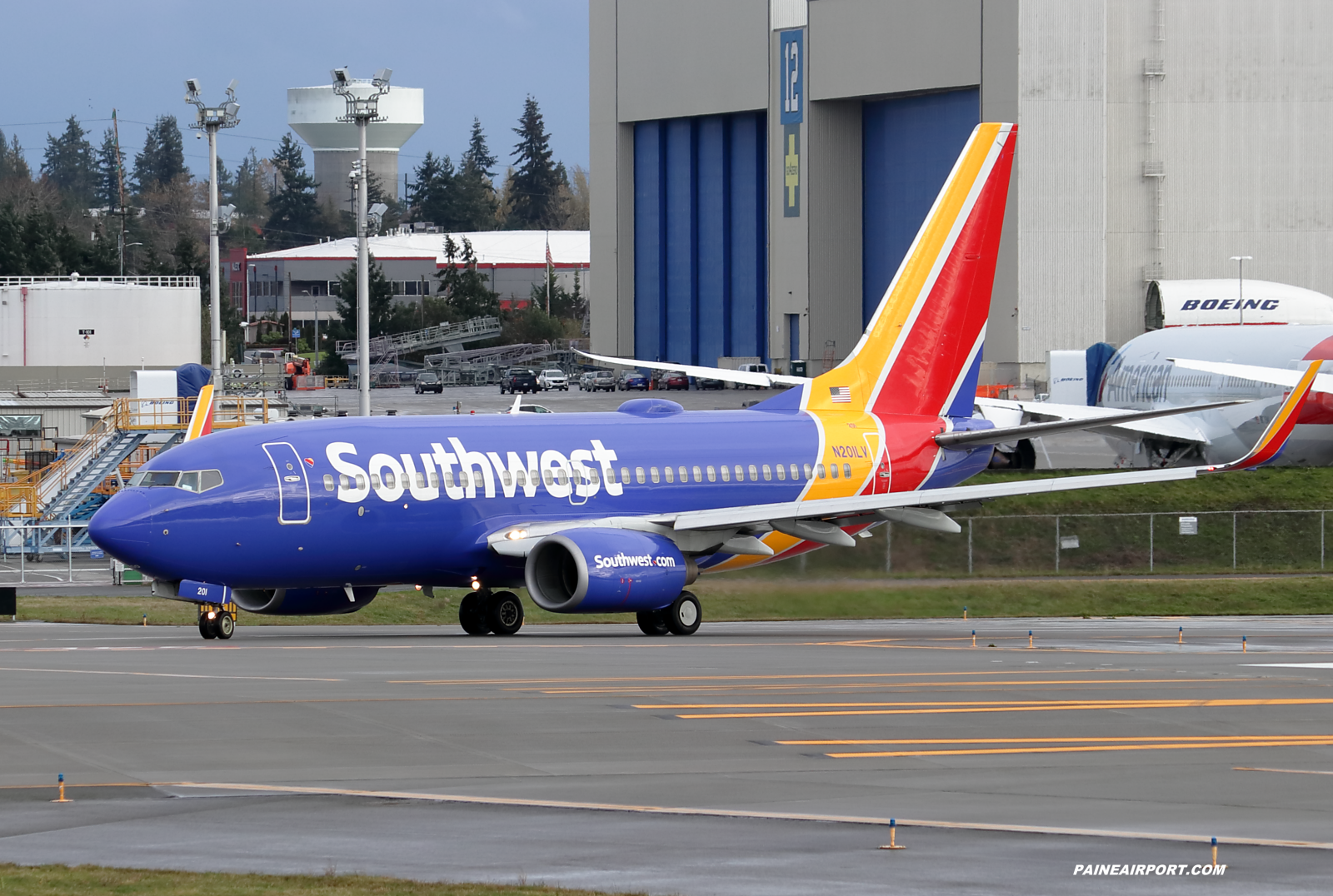 Southwest Airlines 737 N201LV at KPAE Paine Field