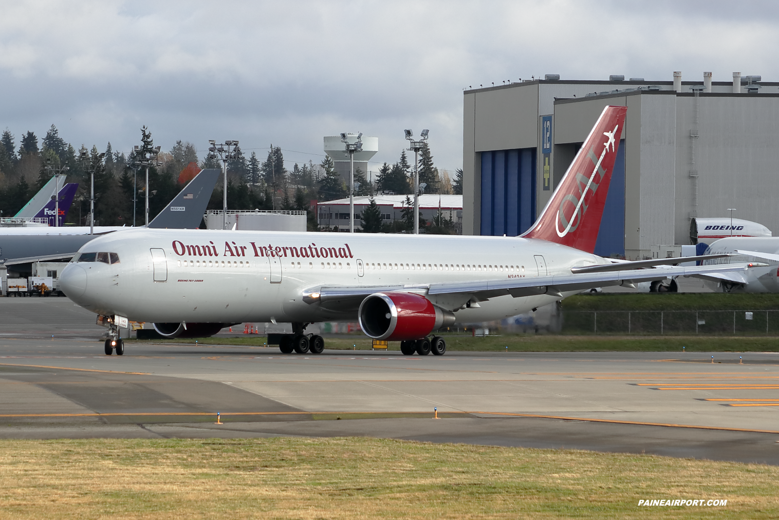 Omni Air International 767 N342AX at KPAE Paine Field