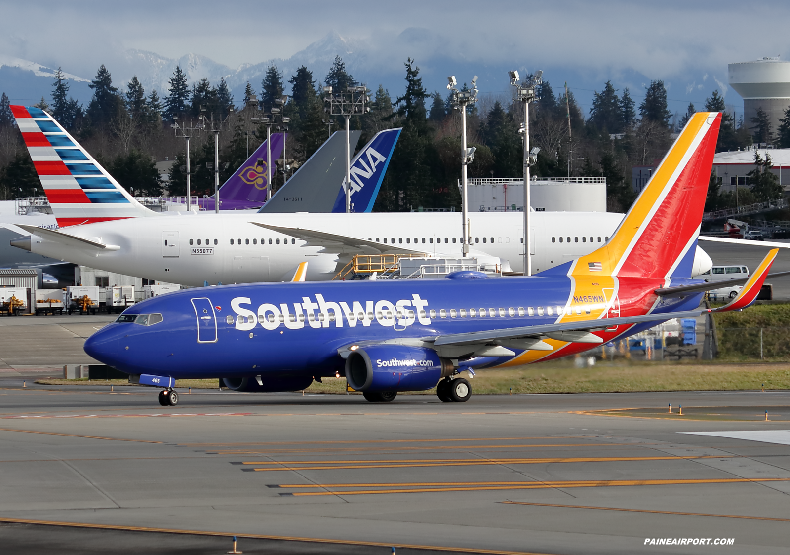 Southwest Airlines 737 N465WN at KPAE Paine Field 