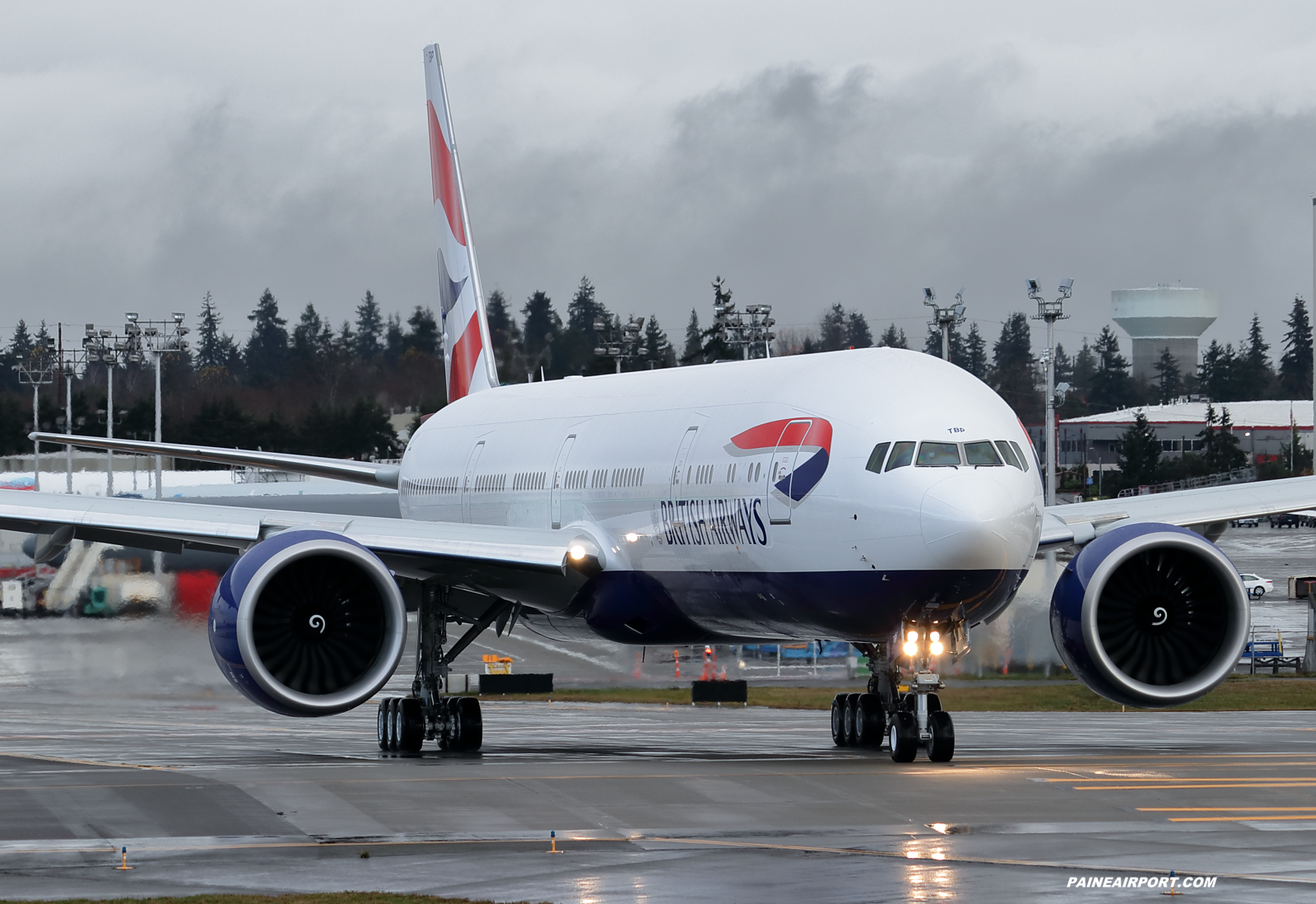 British Airways 777 G-STBP at KPAE Paine Field