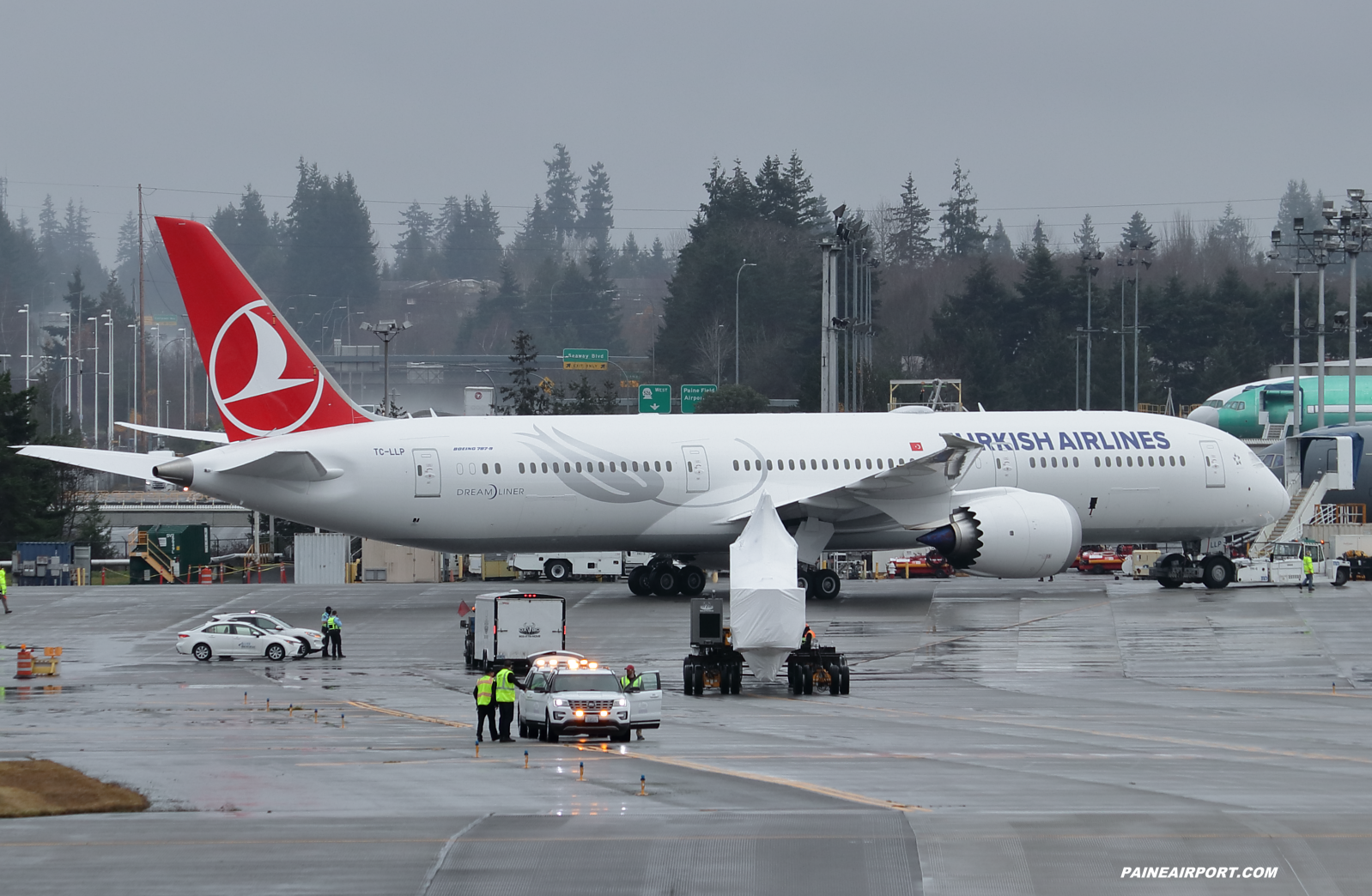 Turkish Airlines 787-9 TC-LLP at KPAE Paine Field