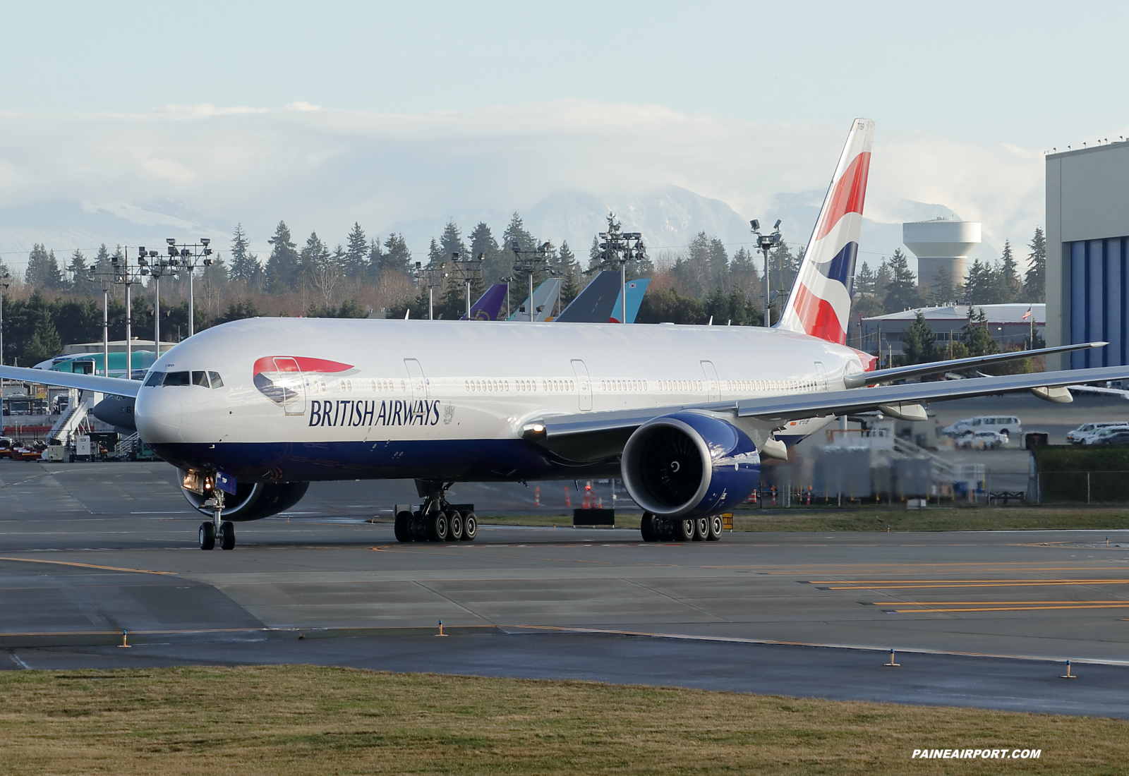 British Airways 777 G-STBP Paine Field