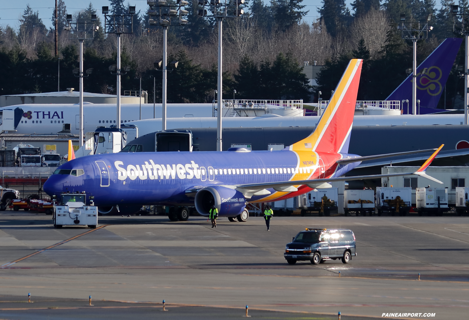 Southwest Airlines 737 N8745K at KPAE Paine Field