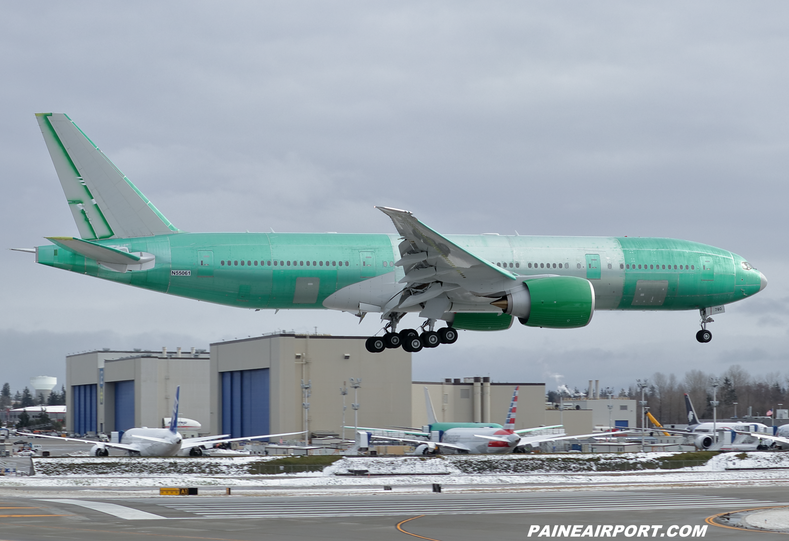 Turkmenistan Airlines 777 EZ-A780 at KPAE Paine Field