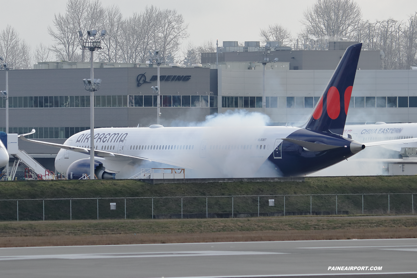 Air Premia 787-9 HL8387 at KPAE Paine Field